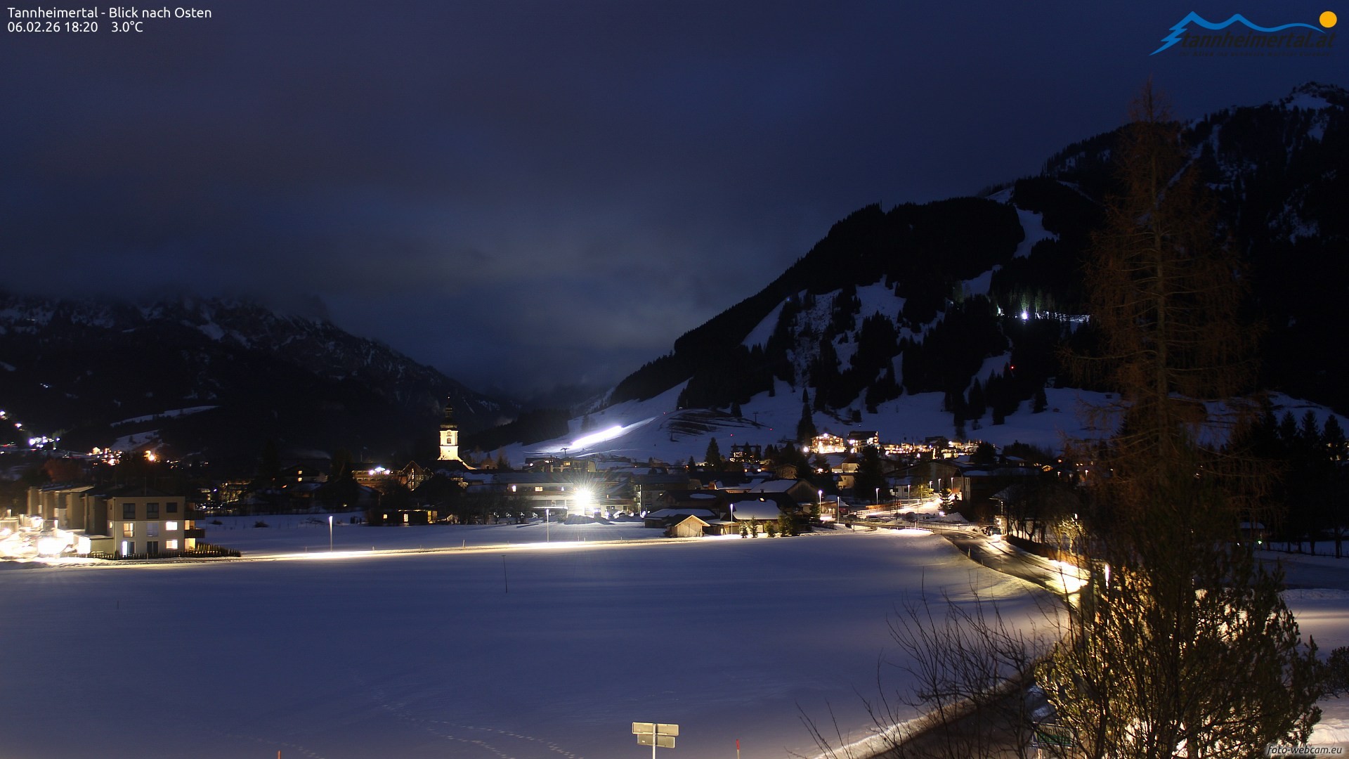 Archiv Foto Webcam Blick ins Tannheimer Tal
