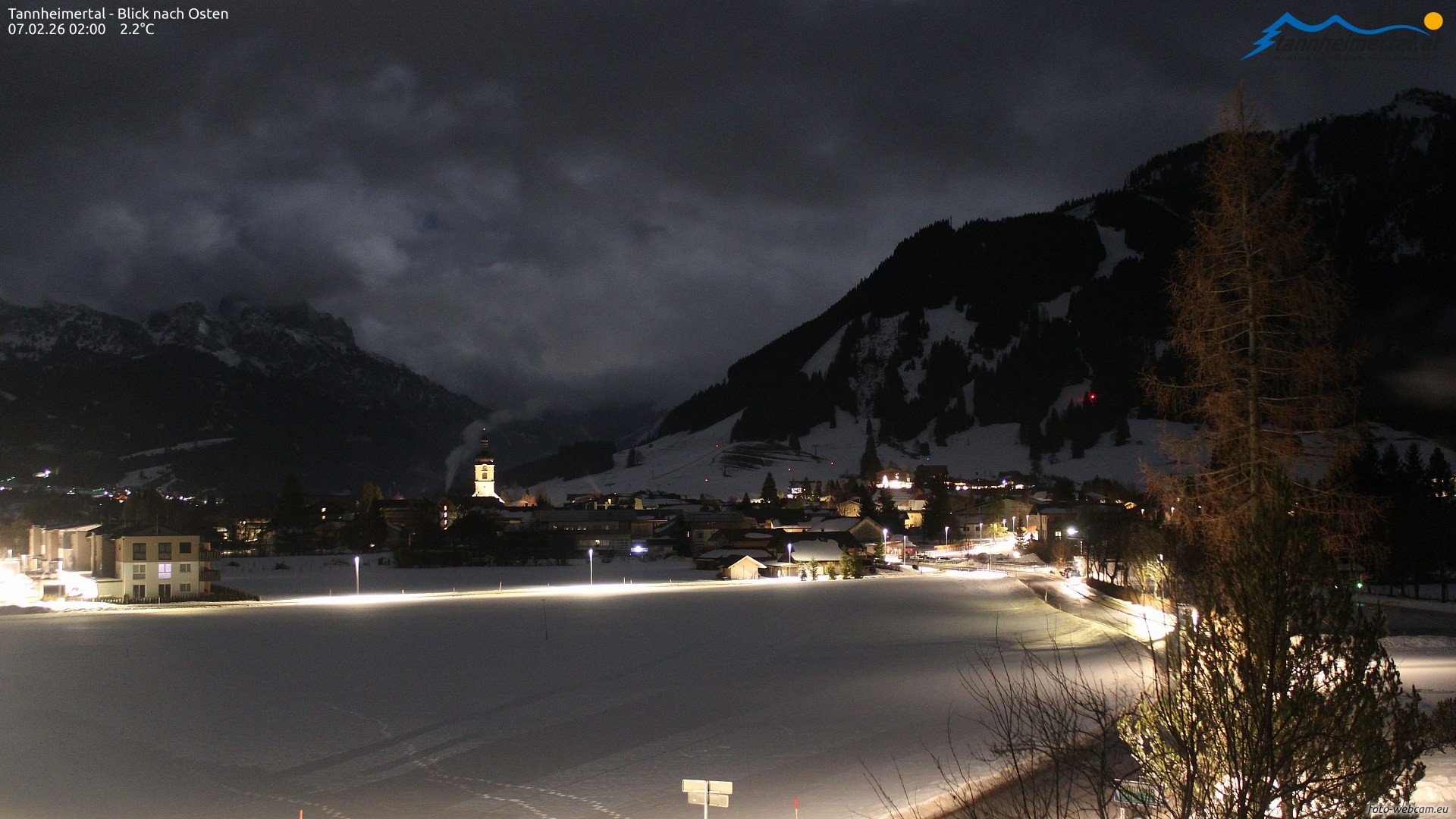 Archiv Foto Webcam Blick ins Tannheimer Tal
