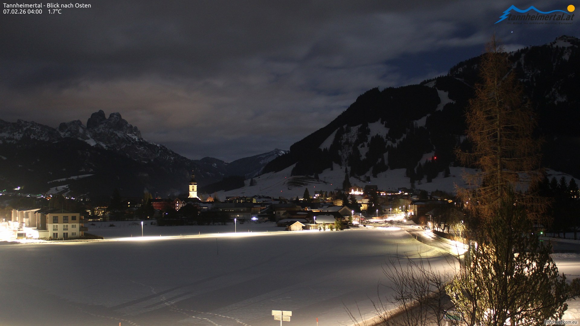 Archiv Foto Webcam Blick ins Tannheimer Tal