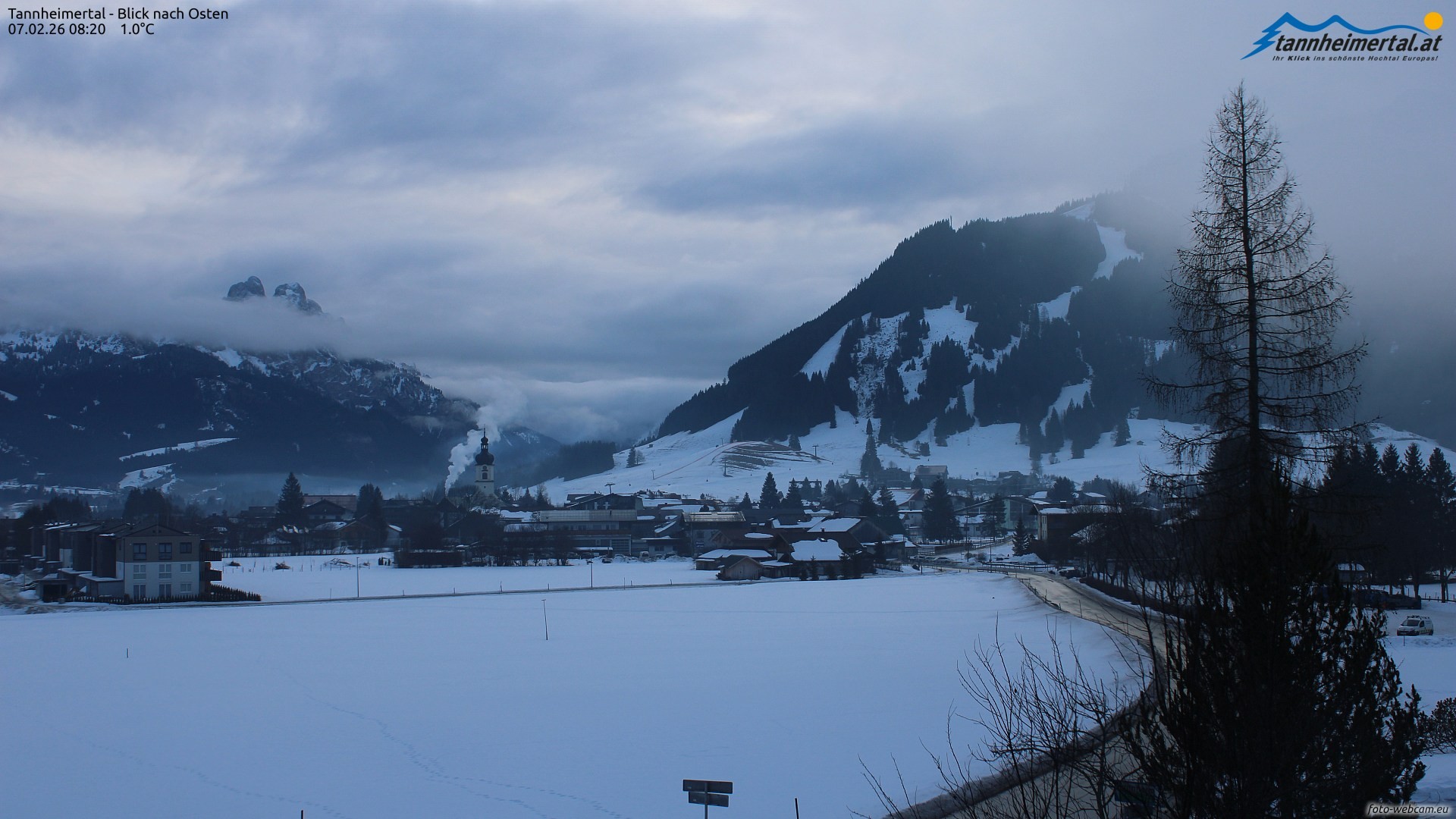 Archiv Foto Webcam Blick ins Tannheimer Tal