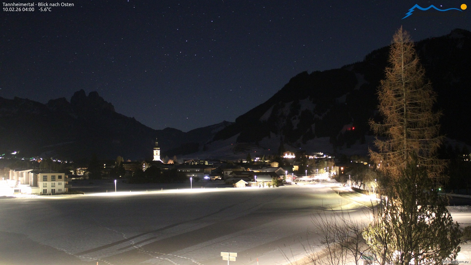 Archiv Foto Webcam Blick ins Tannheimer Tal
