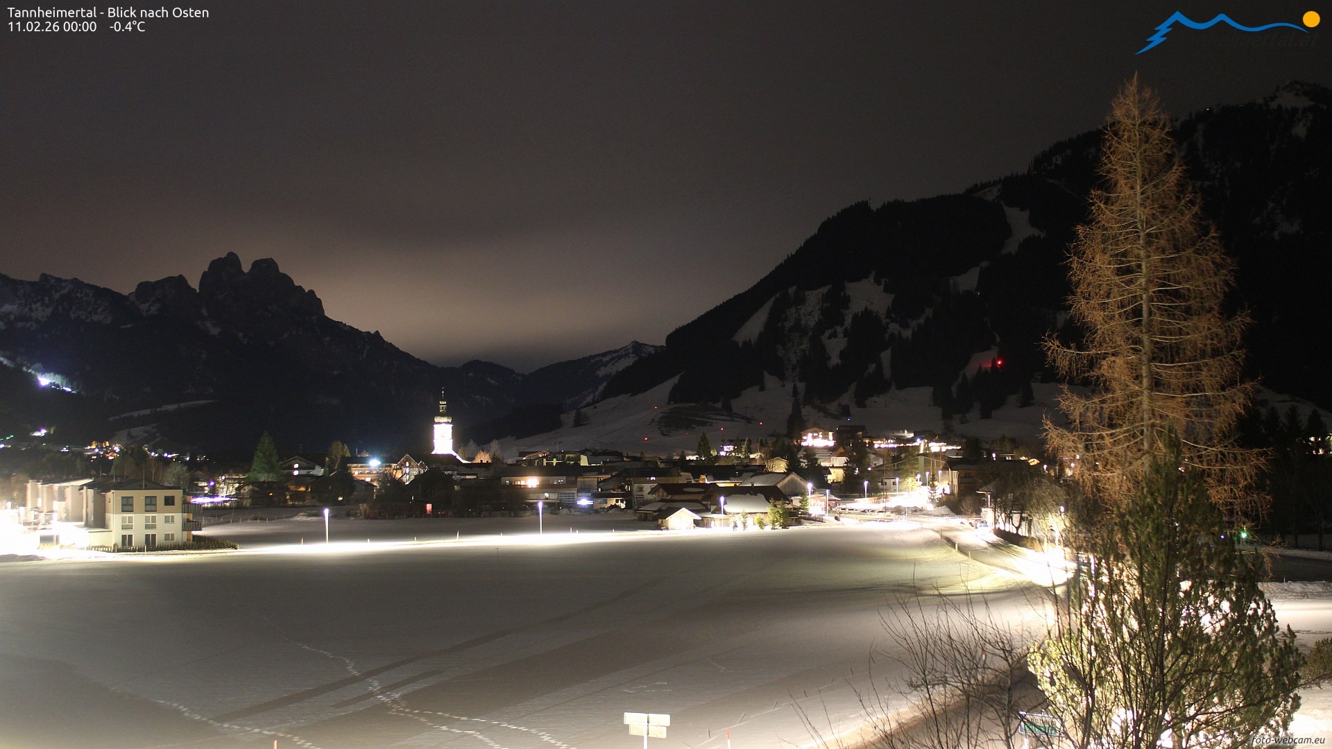 Archiv Foto Webcam Blick ins Tannheimer Tal