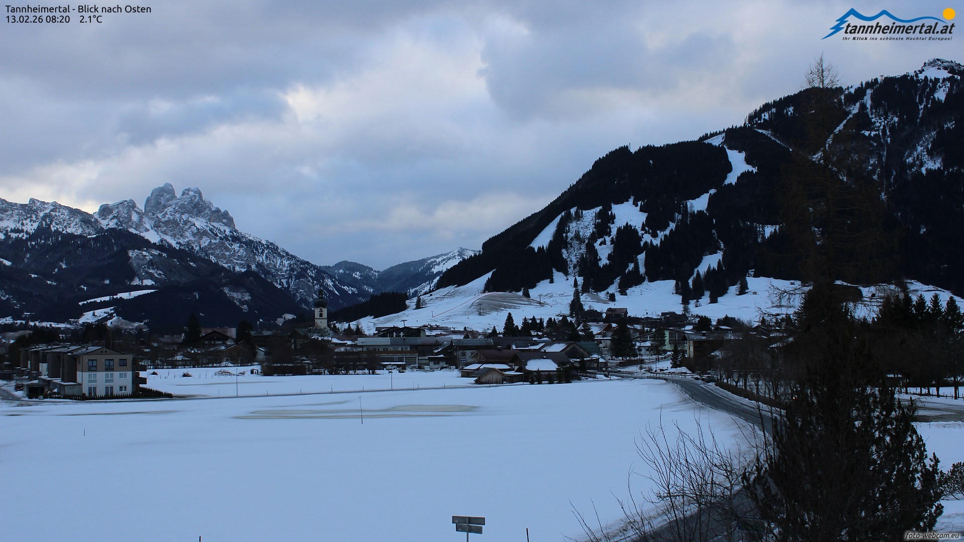 Archived image Webcam Ski Resort Schattwald Zöblen