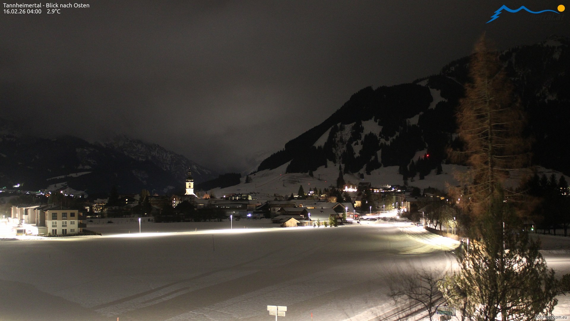 Archiv Foto Webcam Blick ins Tannheimer Tal