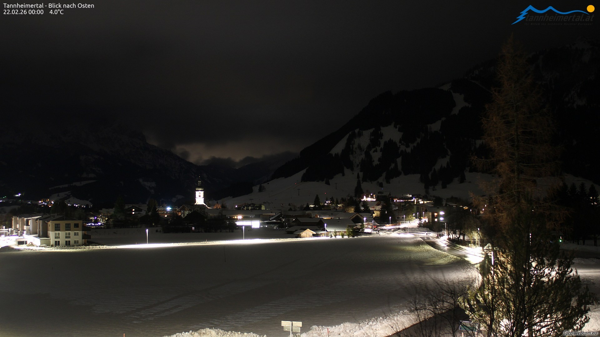 Archiv Foto Webcam Blick ins Tannheimer Tal