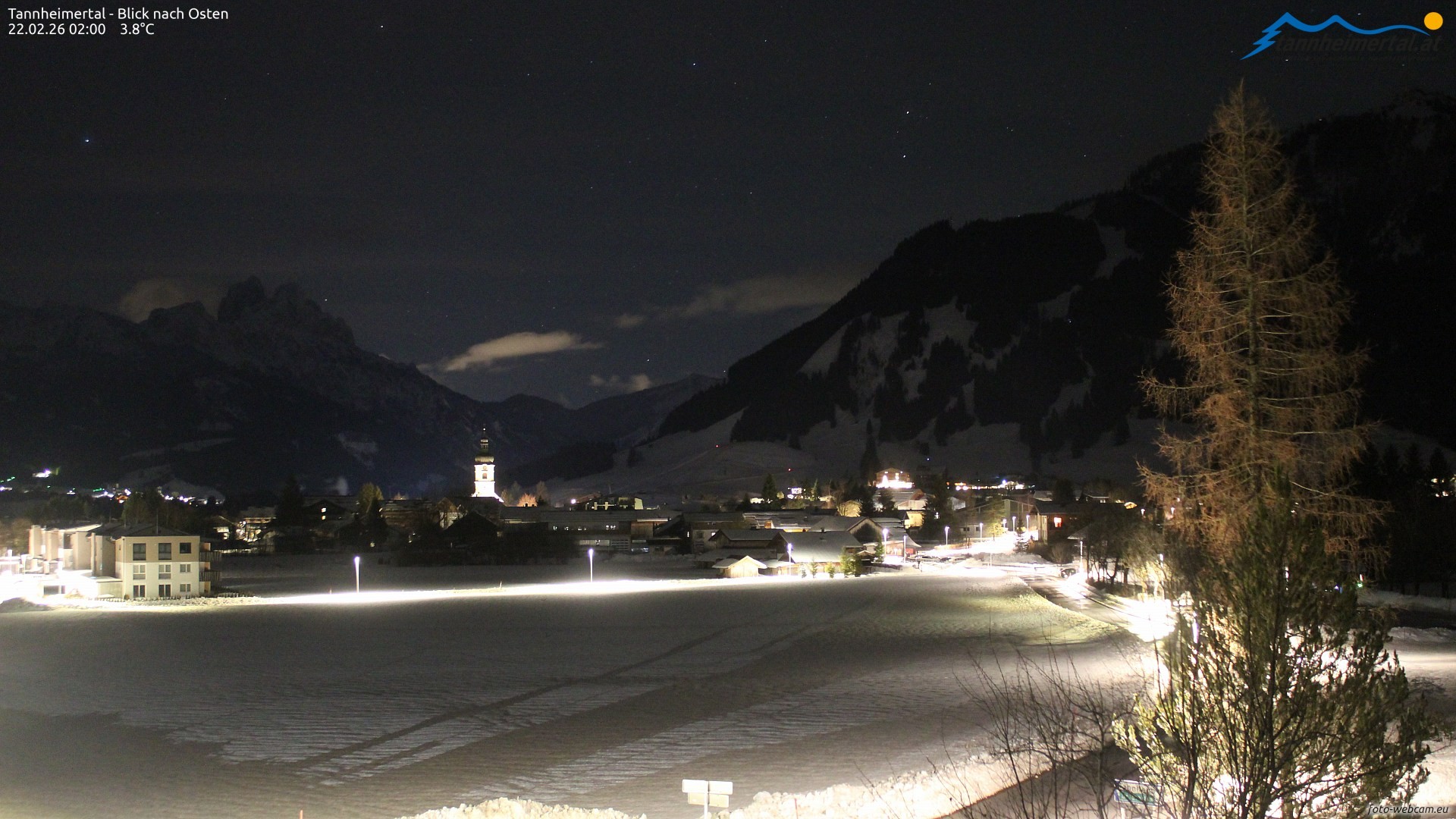 Archiv Foto Webcam Blick ins Tannheimer Tal