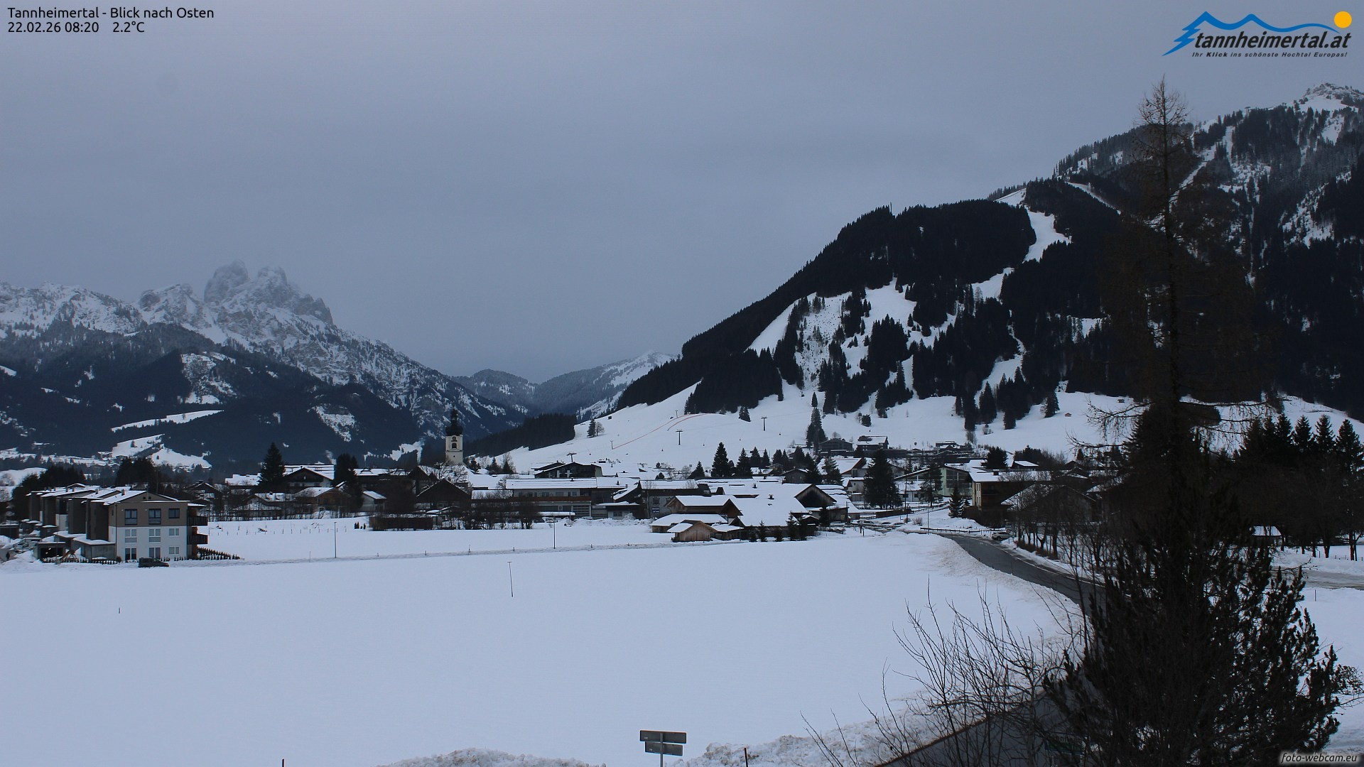 Archiv Foto Webcam Blick ins Tannheimer Tal