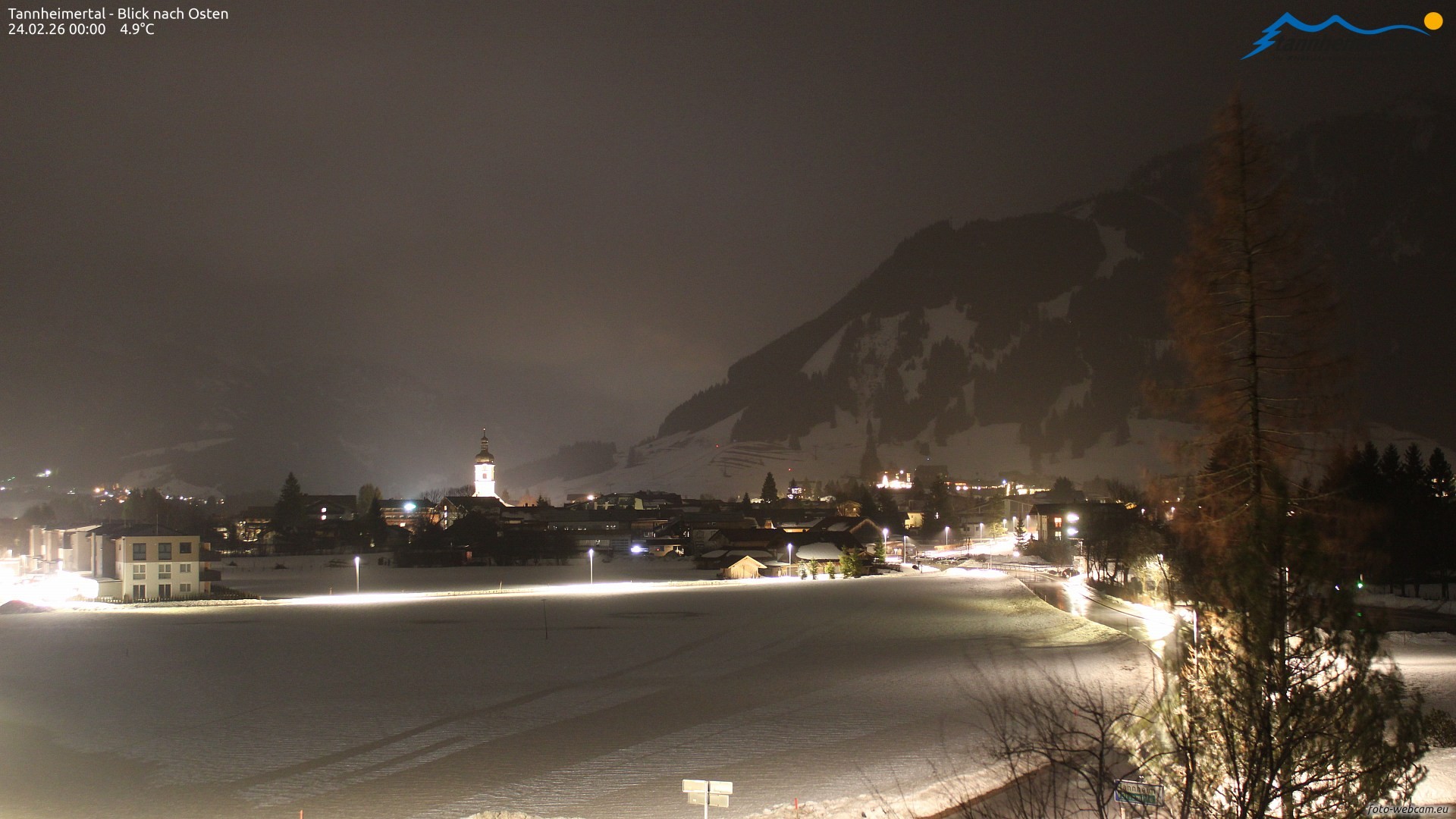 Archiv Foto Webcam Blick ins Tannheimer Tal