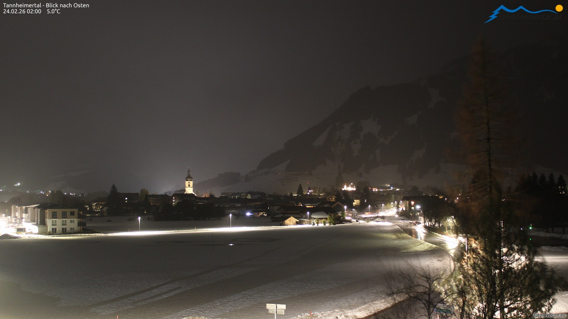 Archiv Foto Webcam Blick ins Tannheimer Tal