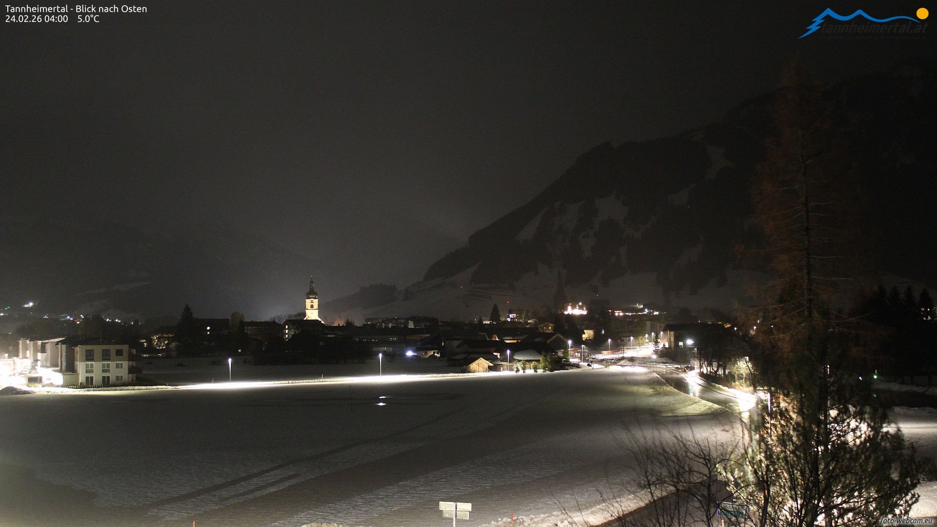 Archiv Foto Webcam Blick ins Tannheimer Tal