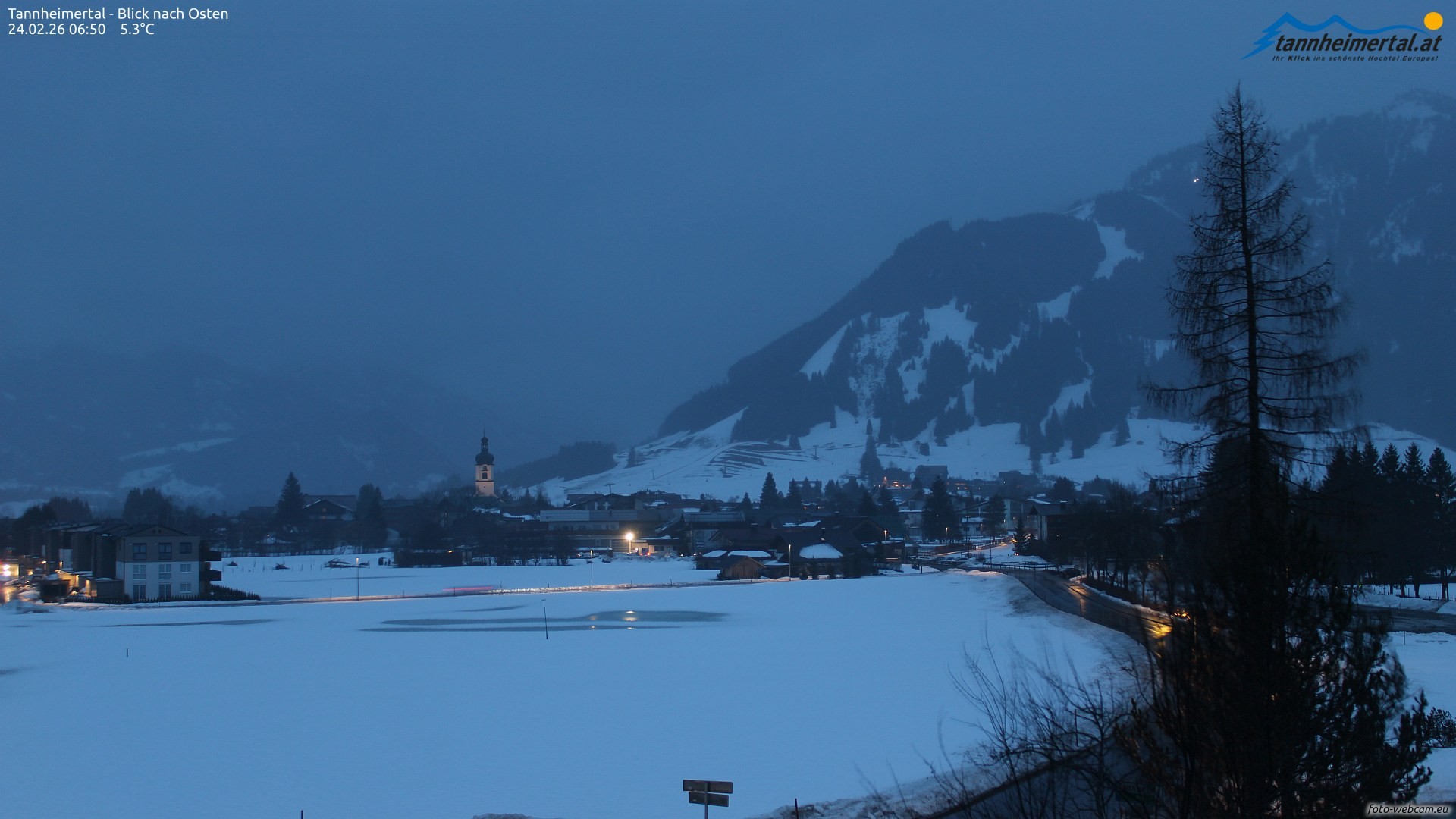 Archiv Foto Webcam Blick ins Tannheimer Tal