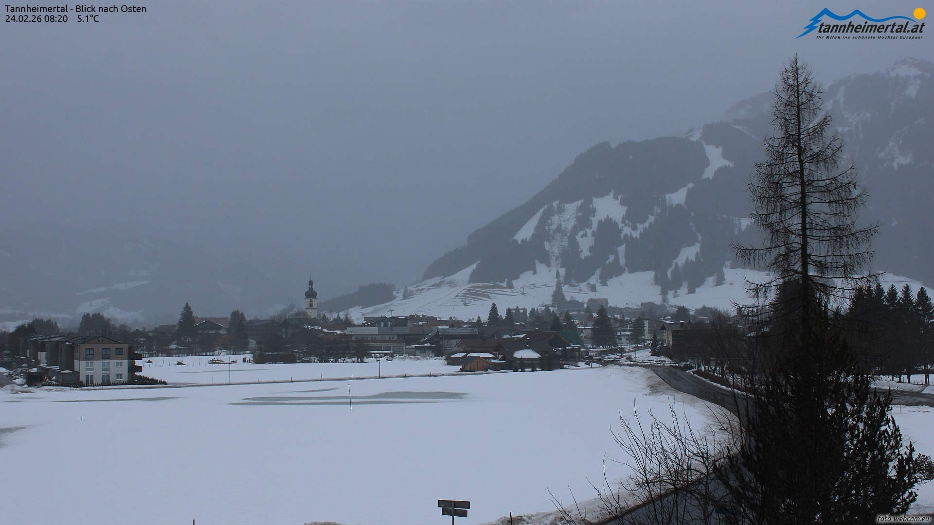 Archiv Foto Webcam Blick ins Tannheimer Tal