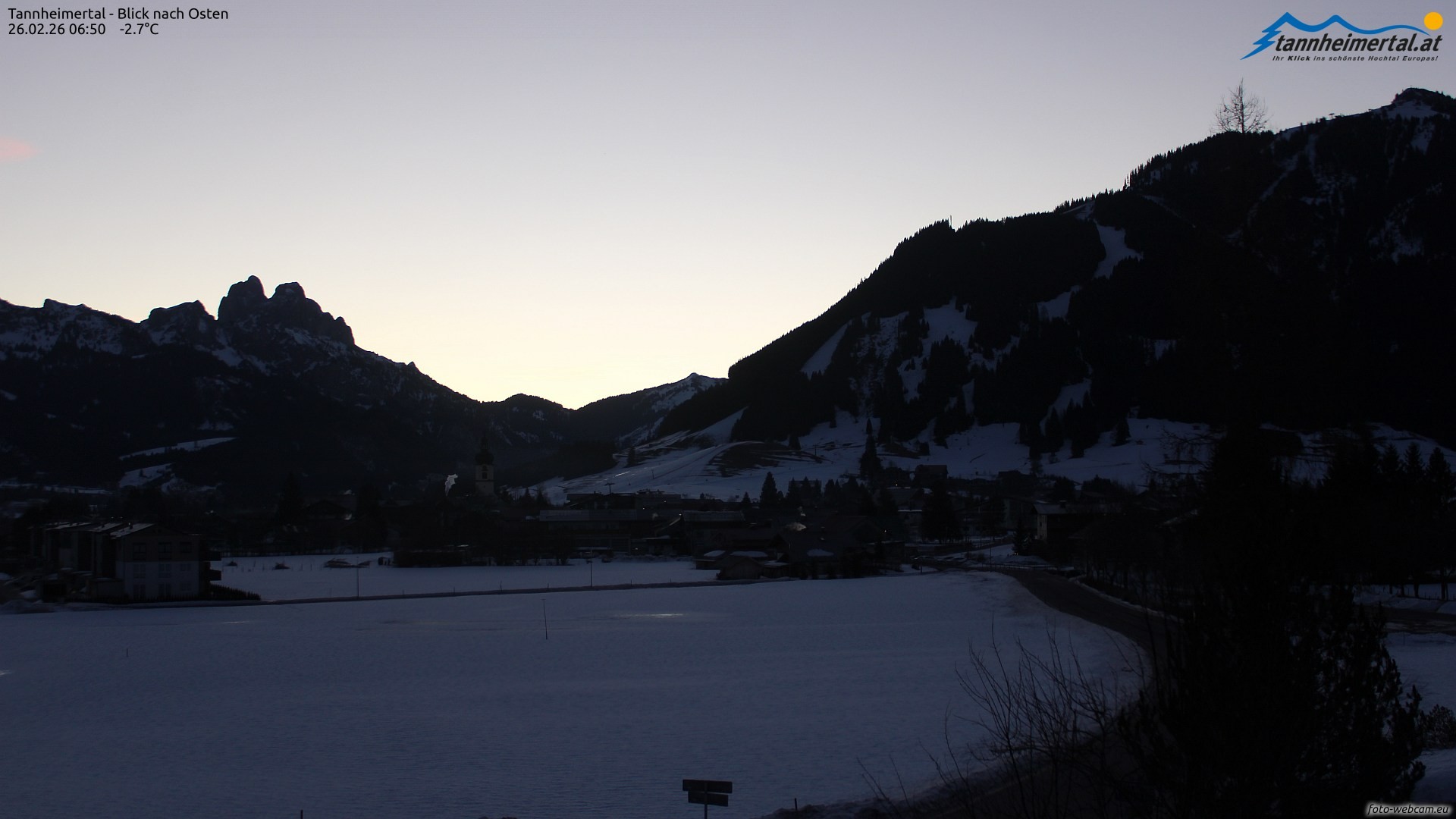 Archived image Webcam Ski Resort Schattwald Zöblen