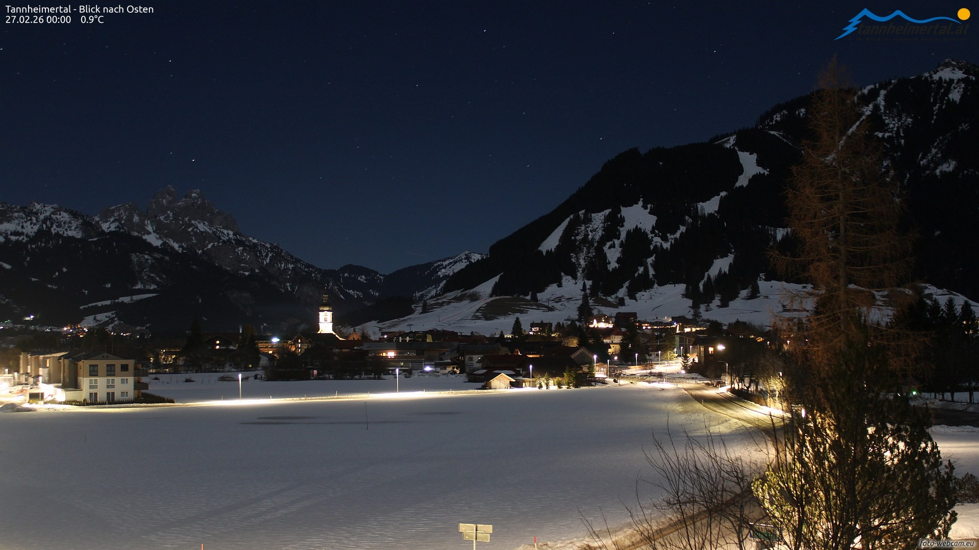 Archived image Webcam Ski Resort Schattwald Zöblen
