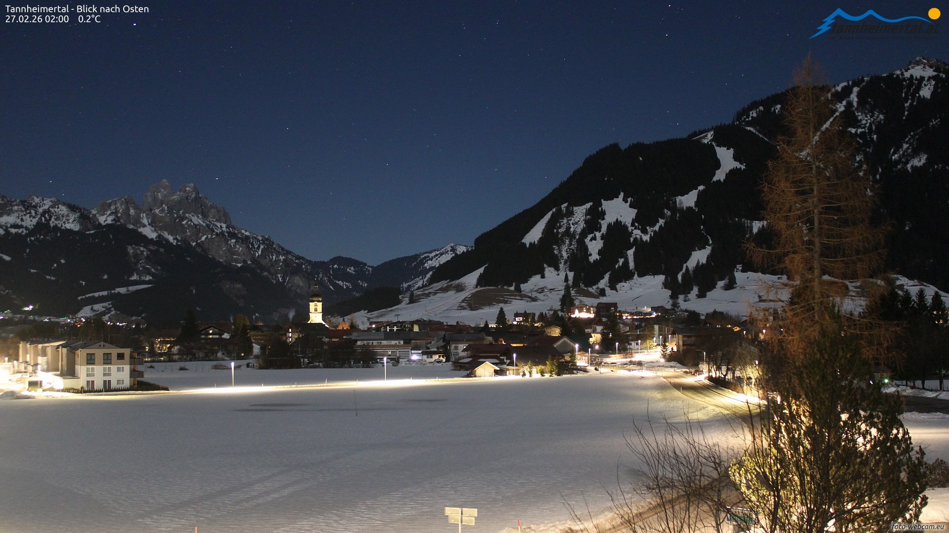 Archiv Foto Webcam Blick ins Tannheimer Tal