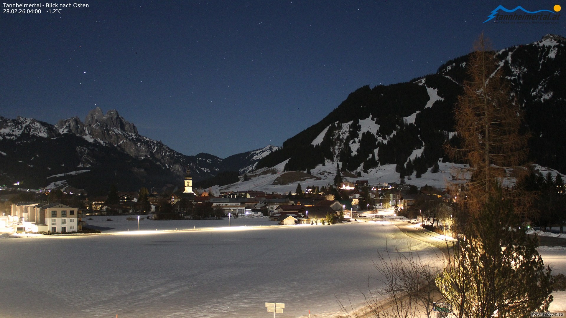 Archiv Foto Webcam Blick ins Tannheimer Tal