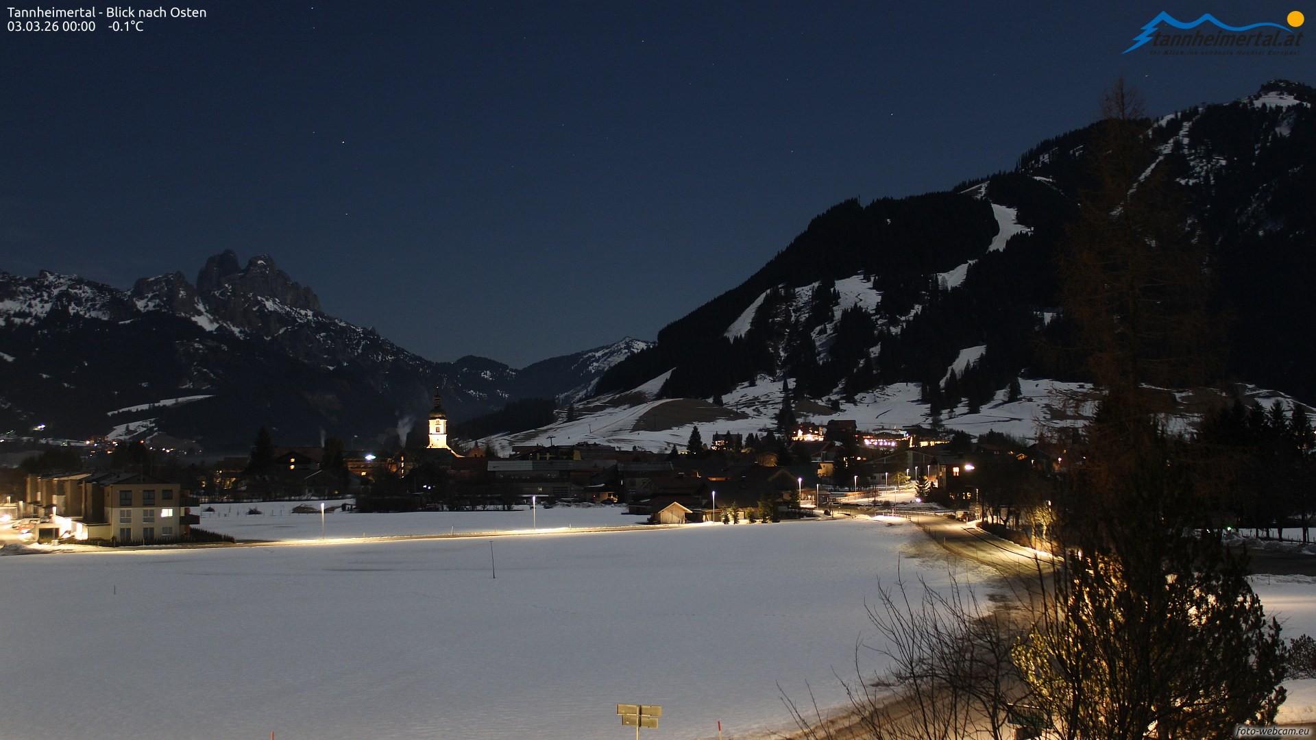 Archiv Foto Webcam Blick ins Tannheimer Tal