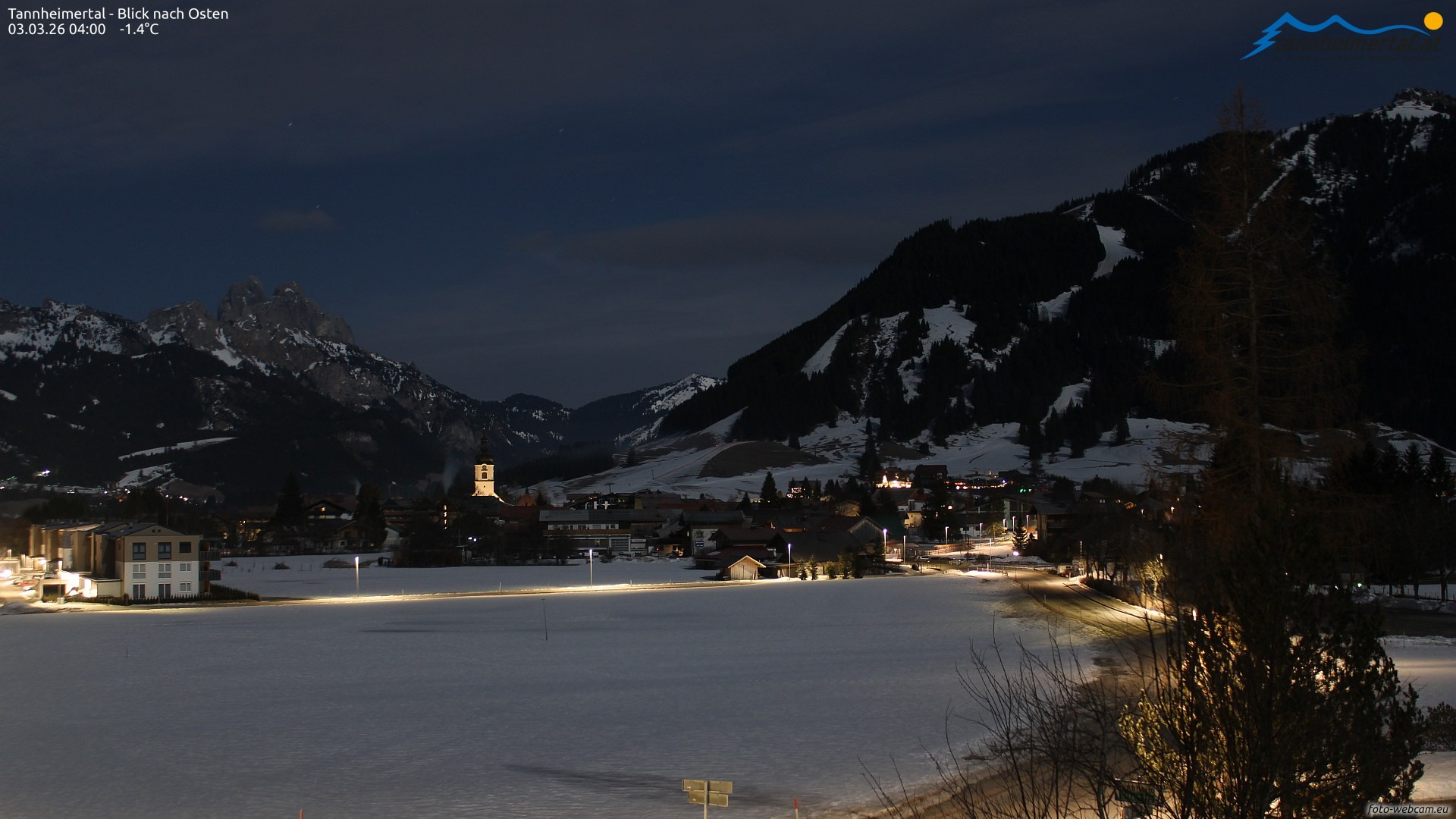 Archiv Foto Webcam Blick ins Tannheimer Tal