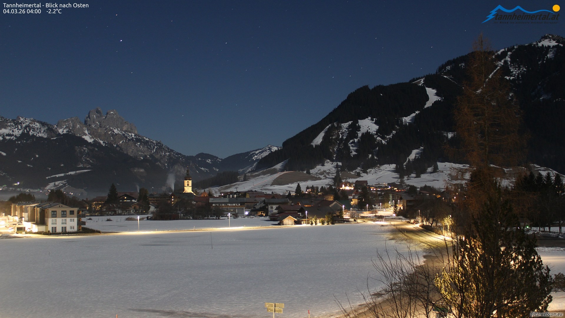 Archiv Foto Webcam Blick ins Tannheimer Tal