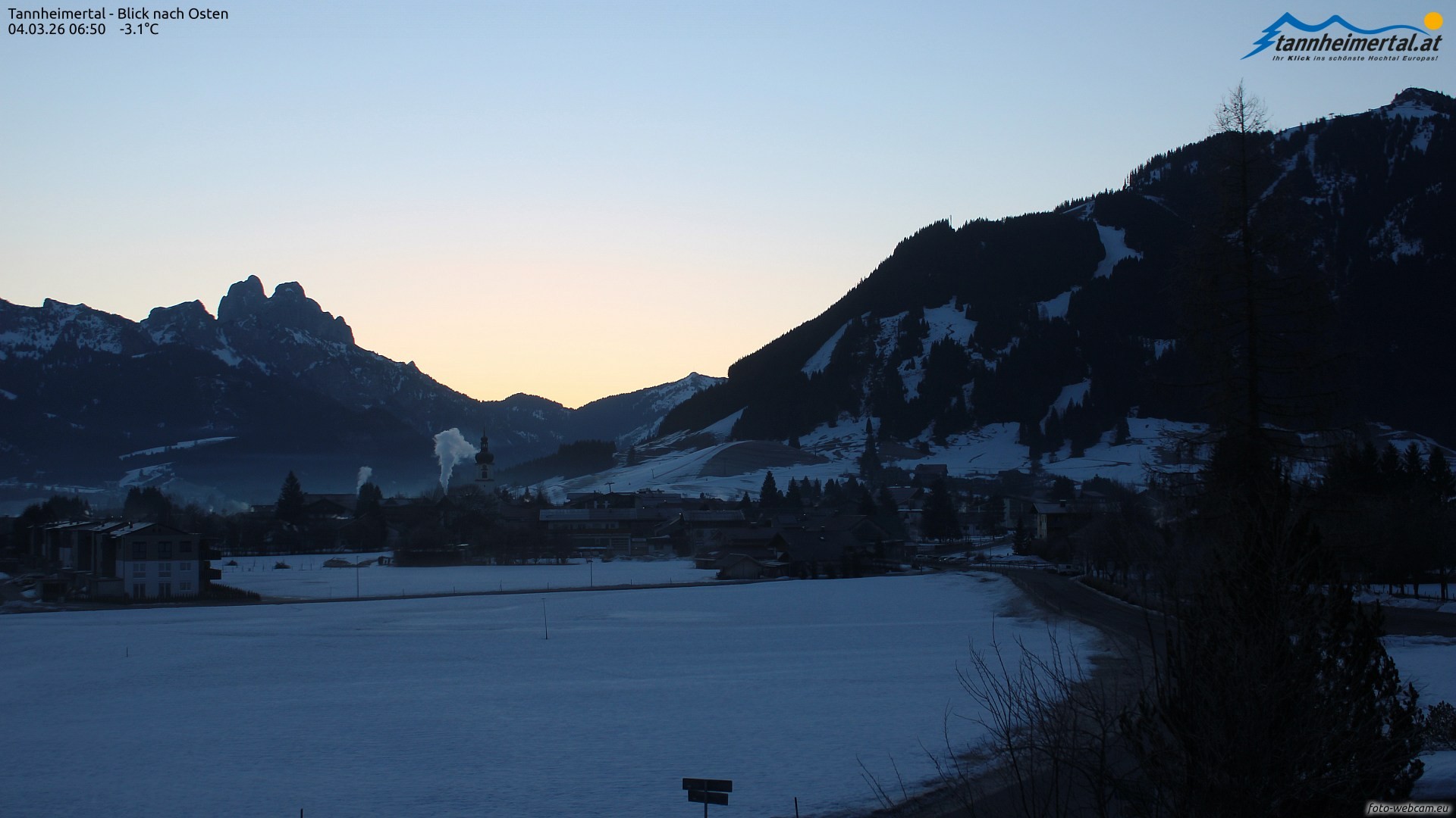 Archiv Foto Webcam Blick ins Tannheimer Tal