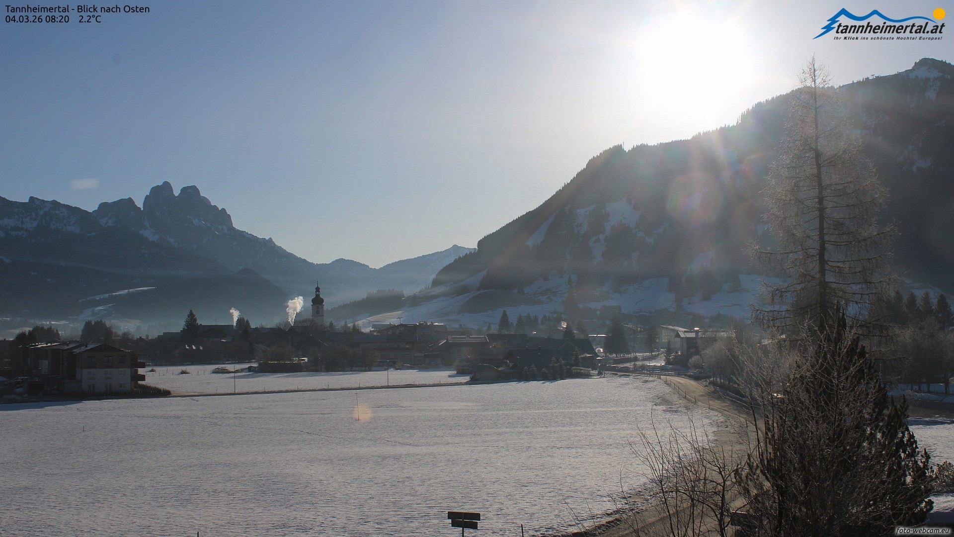 Archiv Foto Webcam Blick ins Tannheimer Tal