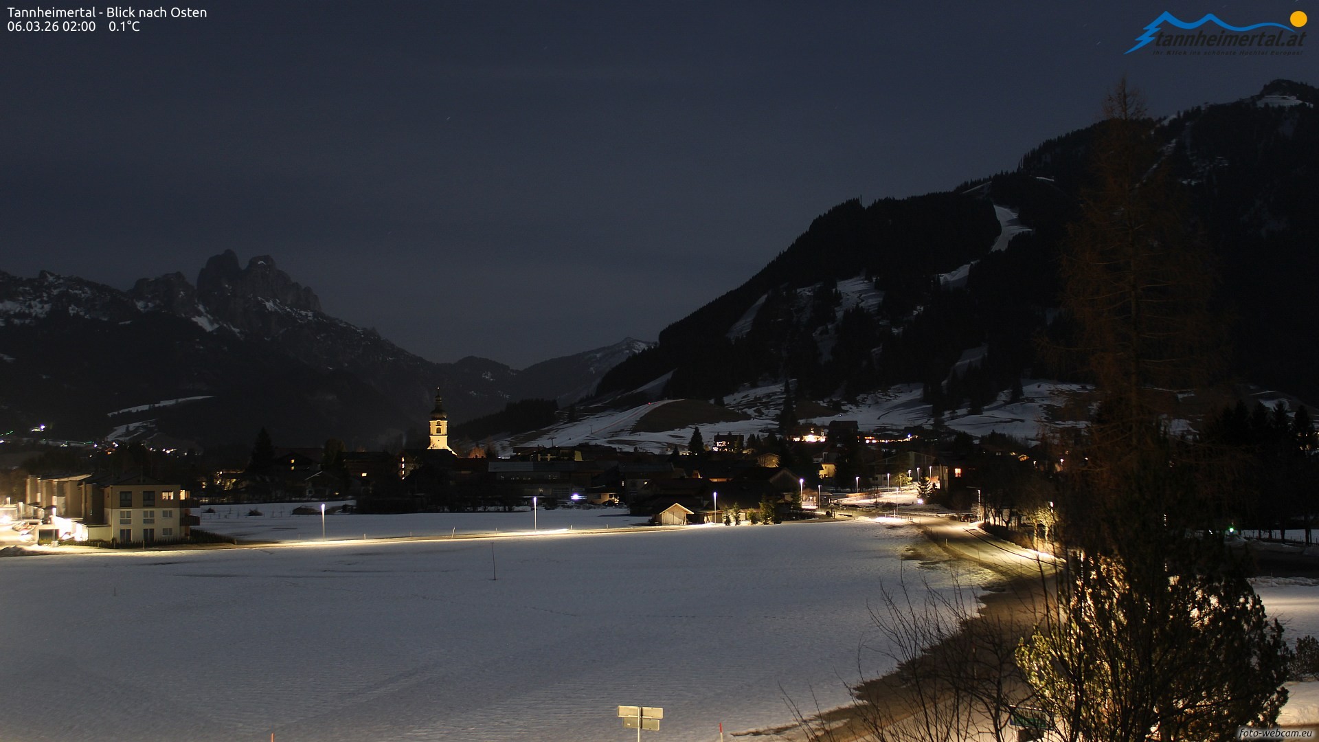 Archiv Foto Webcam Blick ins Tannheimer Tal