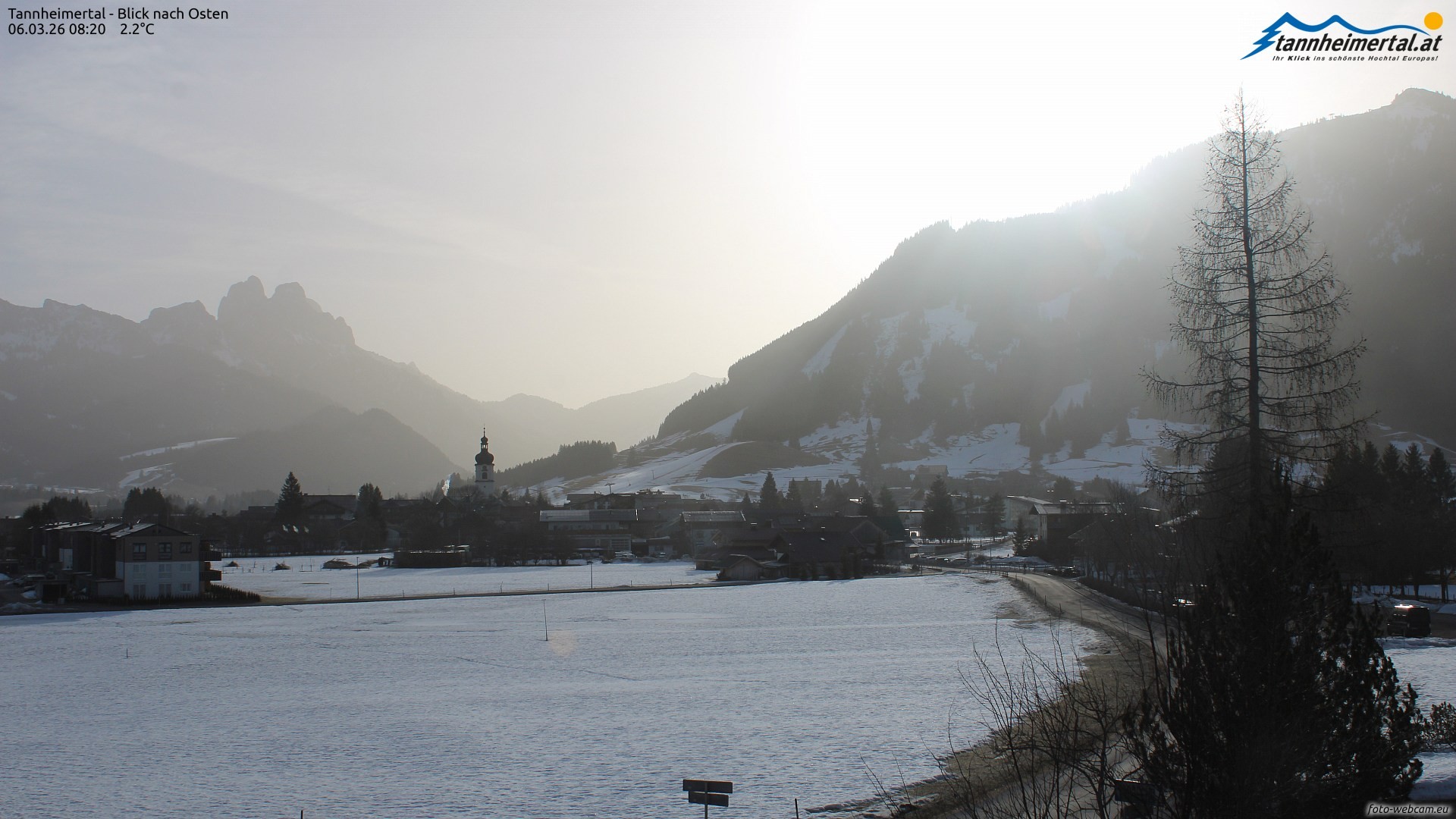 Archiv Foto Webcam Blick ins Tannheimer Tal