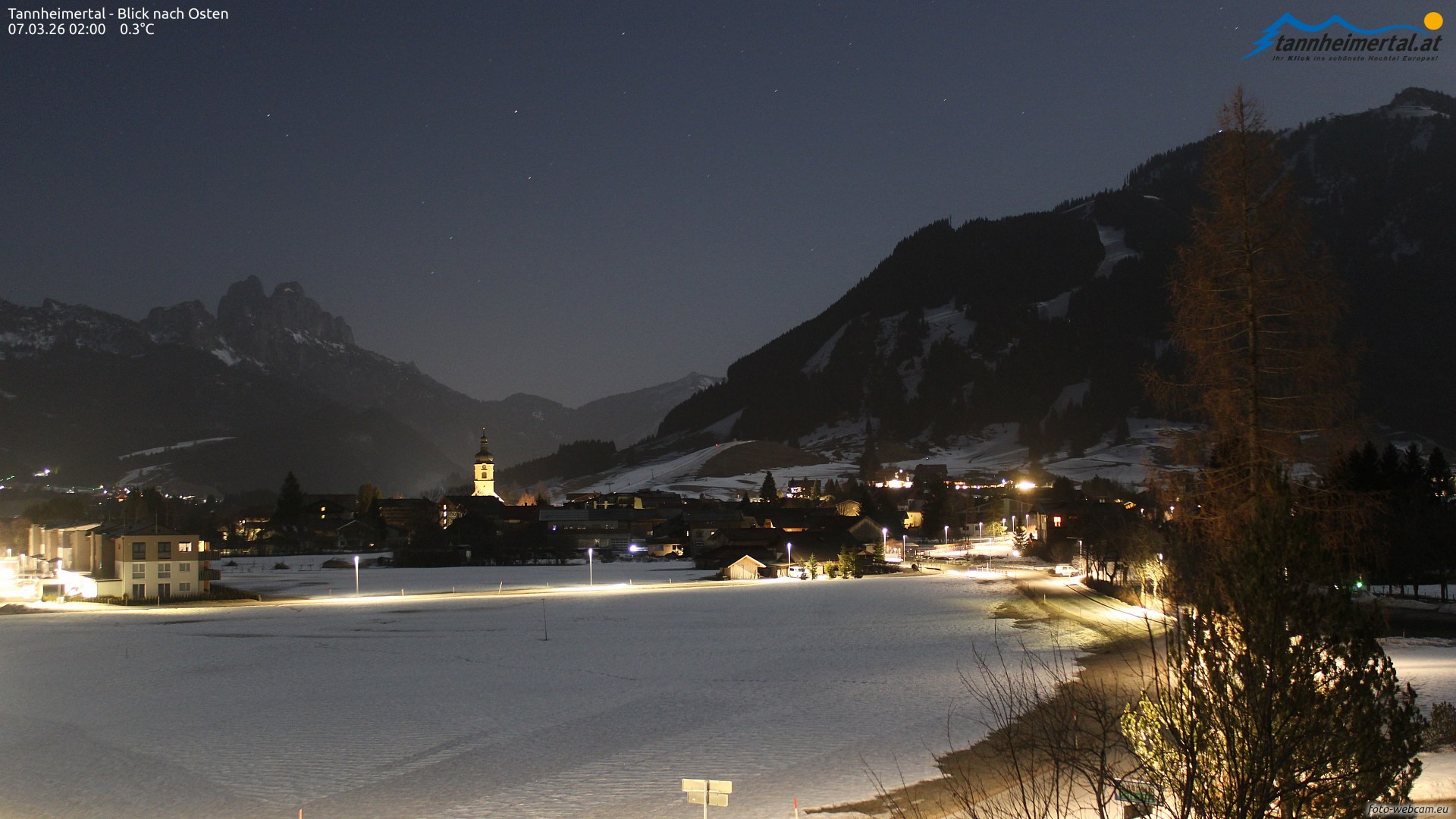 Archiv Foto Webcam Blick ins Tannheimer Tal