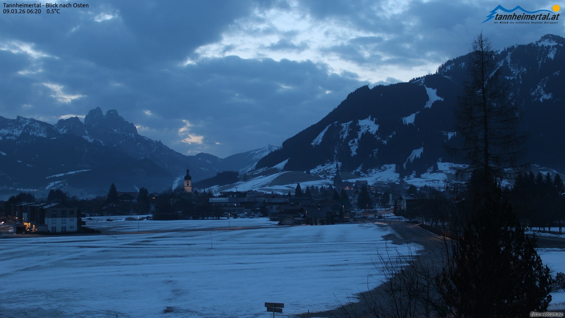 Archived image Webcam Ski Resort Schattwald Zöblen