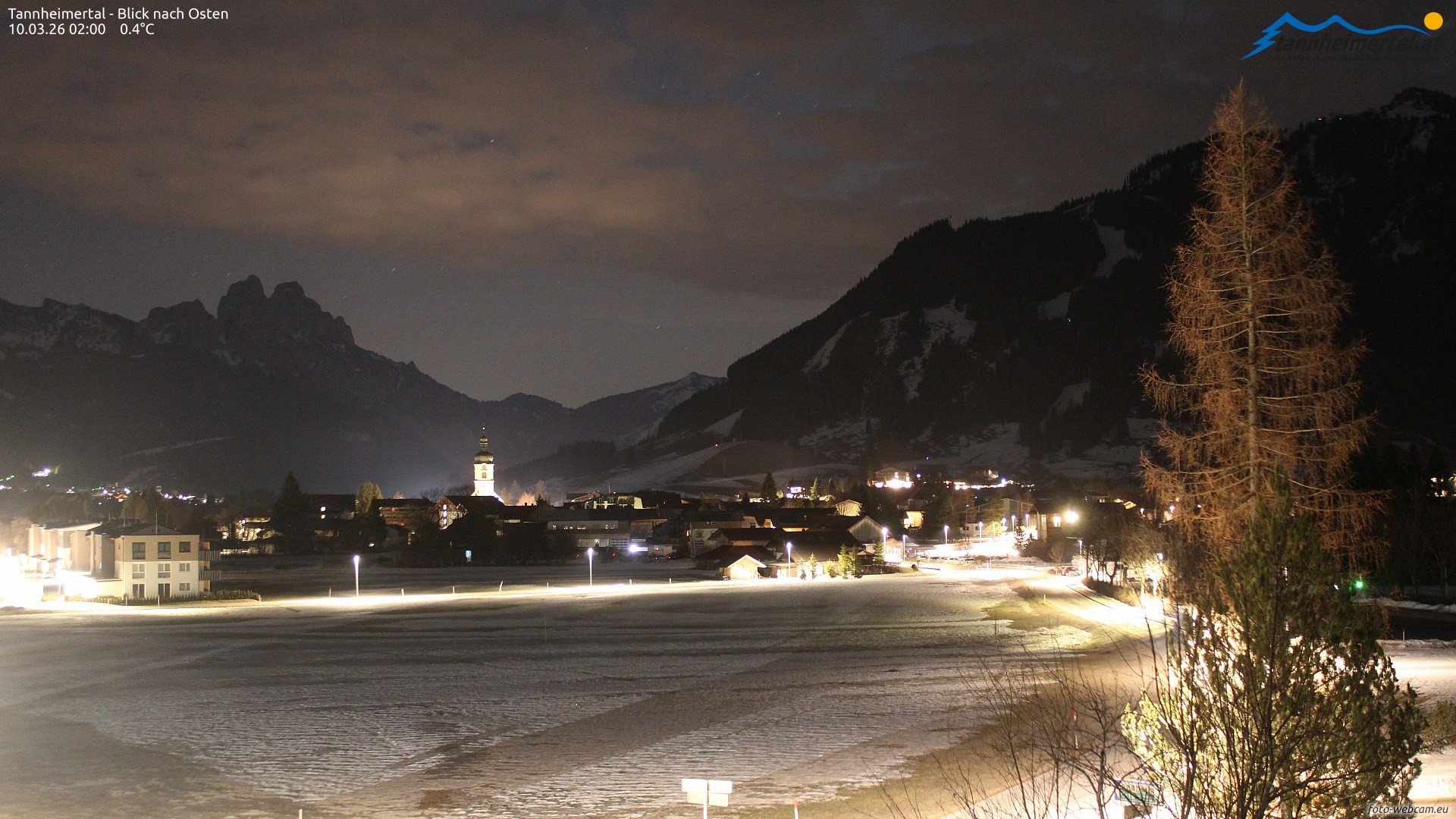 Archiv Foto Webcam Blick ins Tannheimer Tal