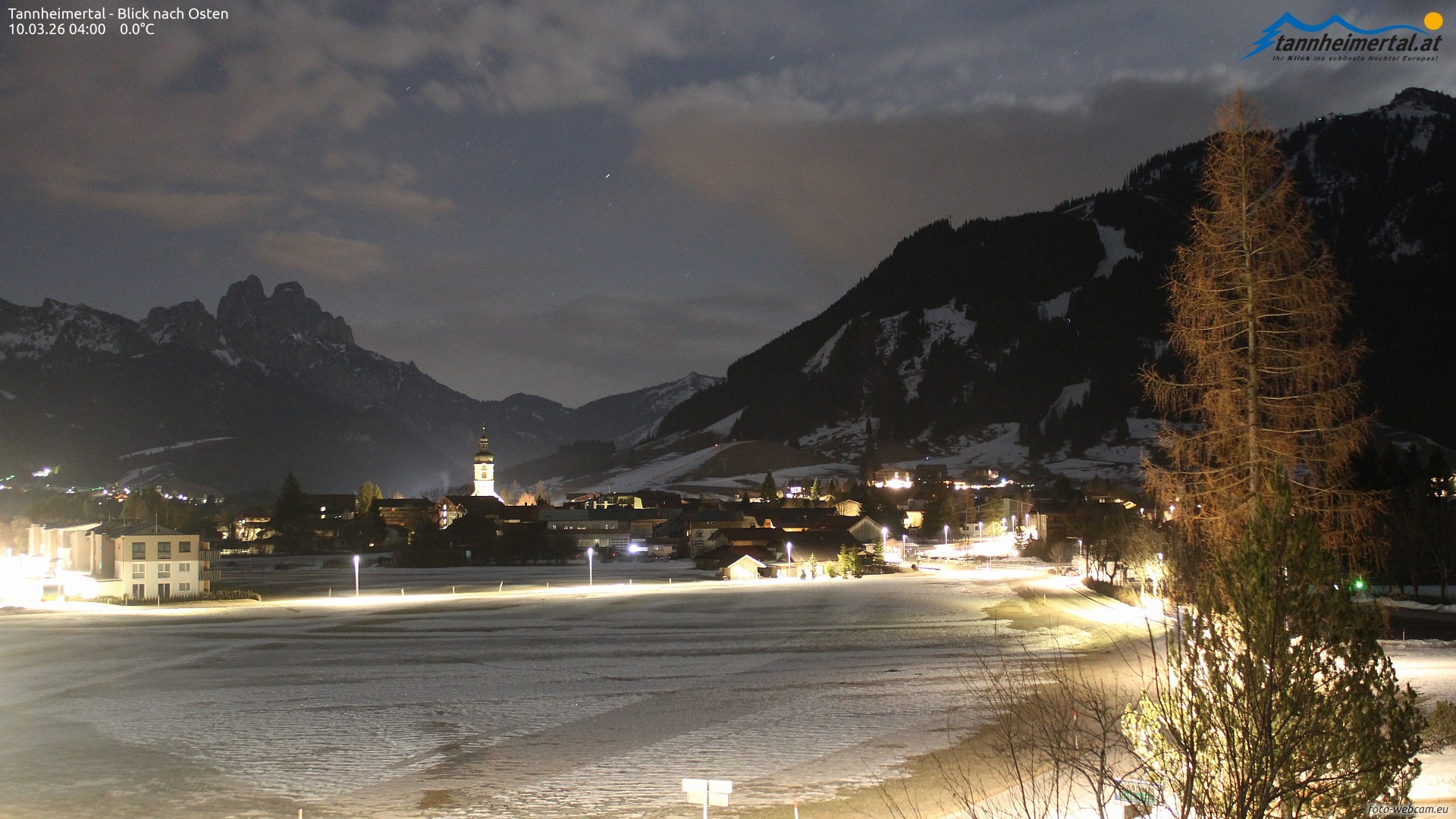 Archiv Foto Webcam Blick ins Tannheimer Tal