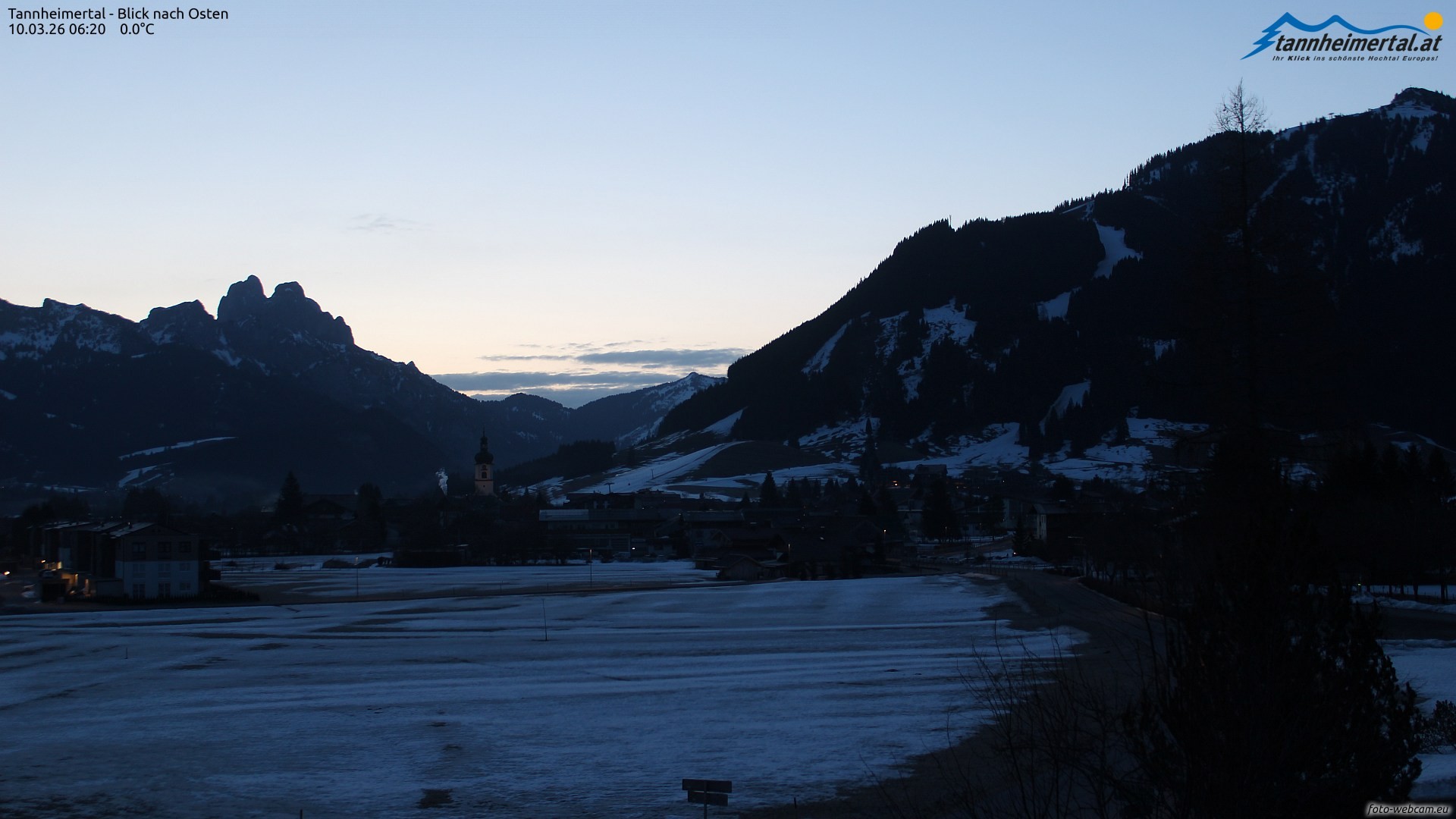 Archiv Foto Webcam Blick ins Tannheimer Tal