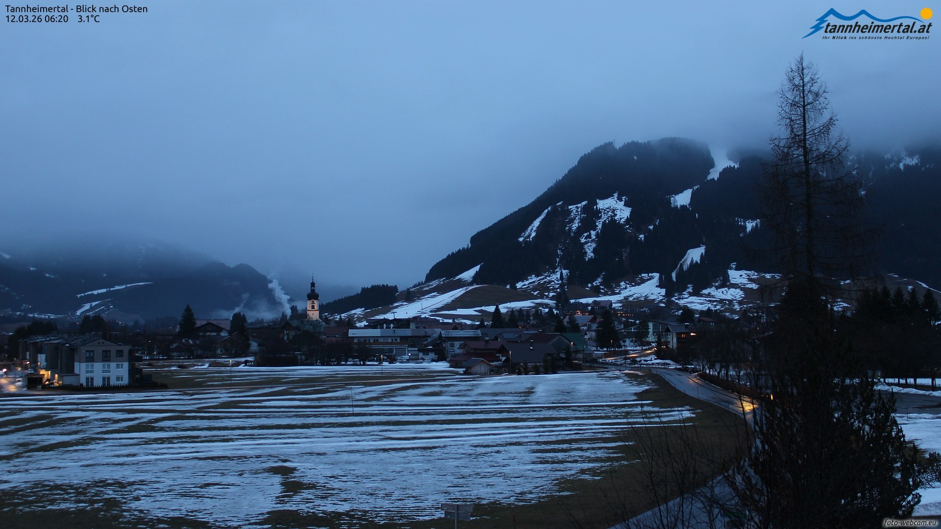 Archiv Foto Webcam Blick ins Tannheimer Tal