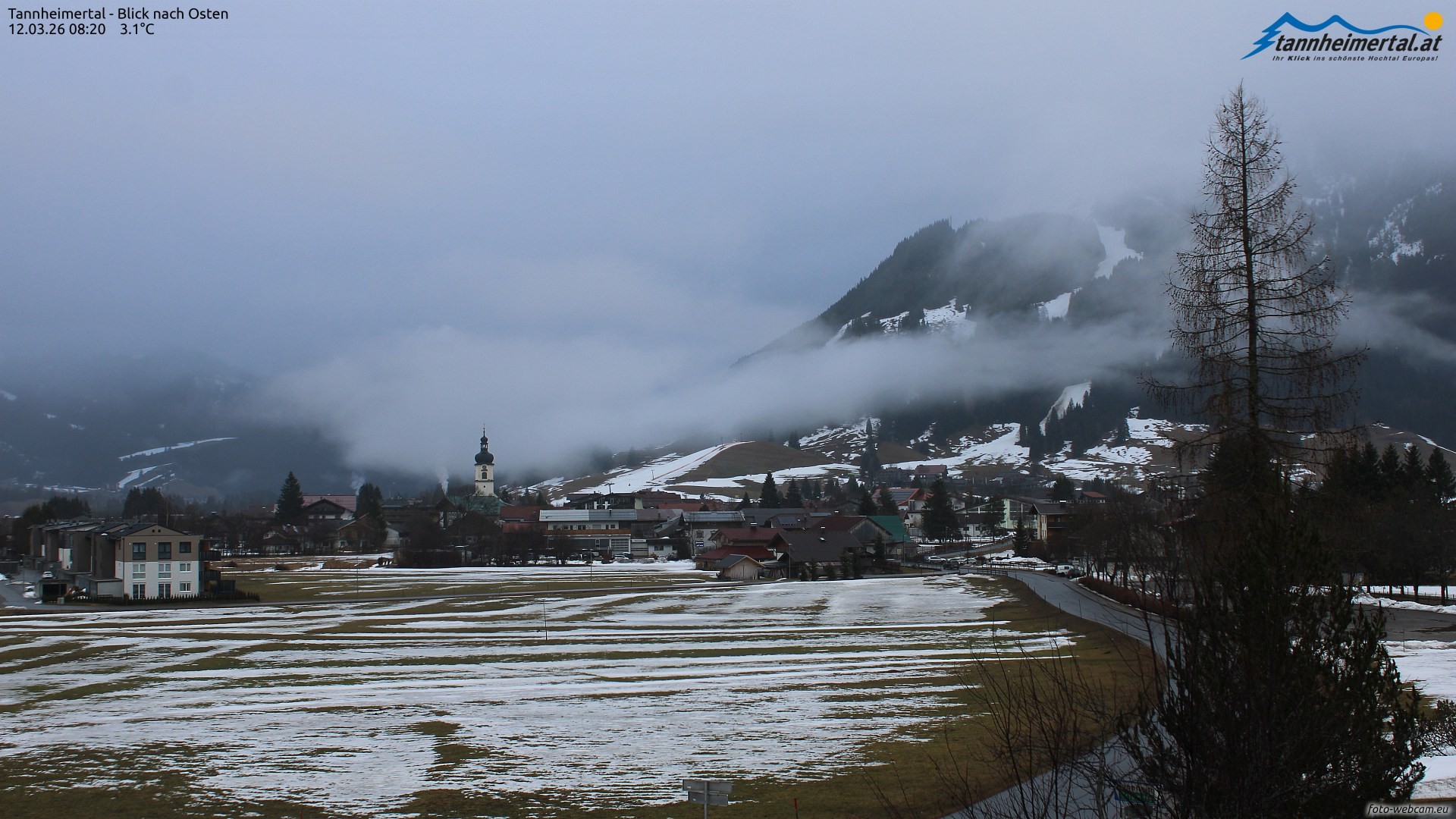 Archiv Foto Webcam Blick ins Tannheimer Tal
