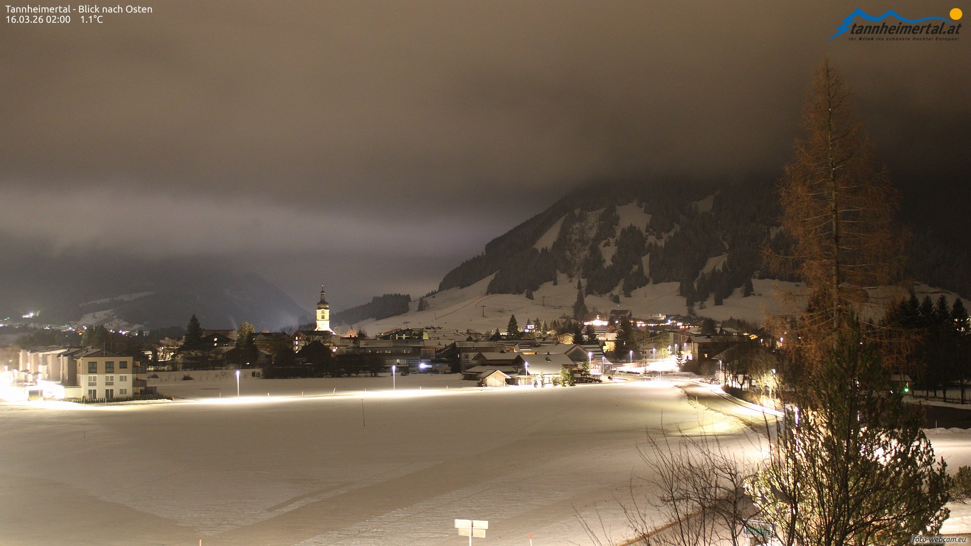 Archiv Foto Webcam Blick ins Tannheimer Tal