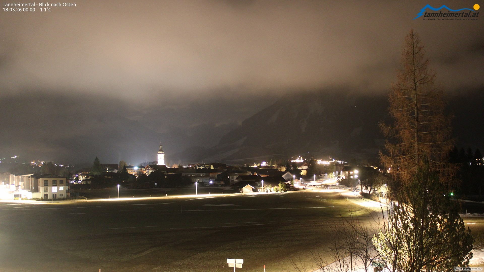 Archiv Foto Webcam Blick ins Tannheimer Tal