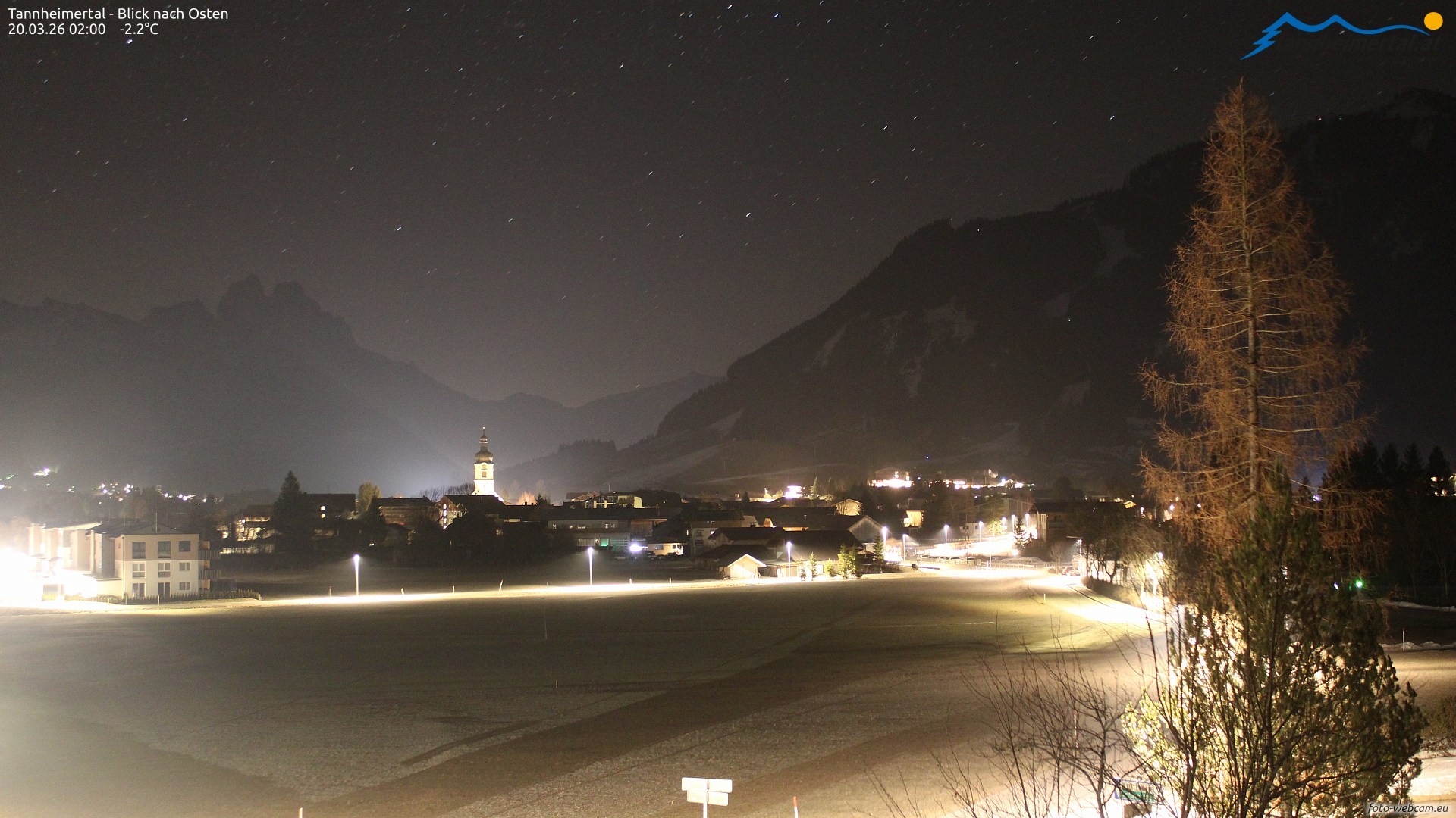 Archiv Foto Webcam Blick ins Tannheimer Tal