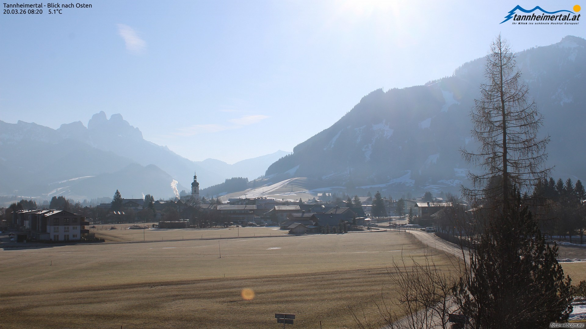 Archiv Foto Webcam Blick ins Tannheimer Tal