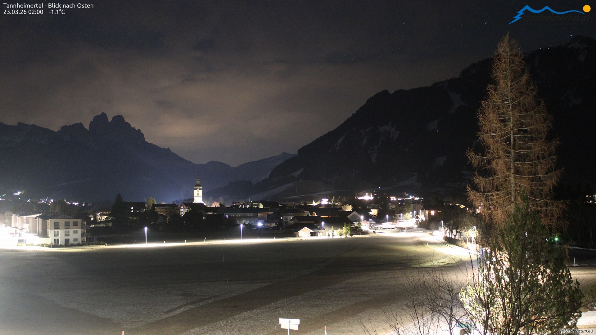 Archiv Foto Webcam Blick ins Tannheimer Tal