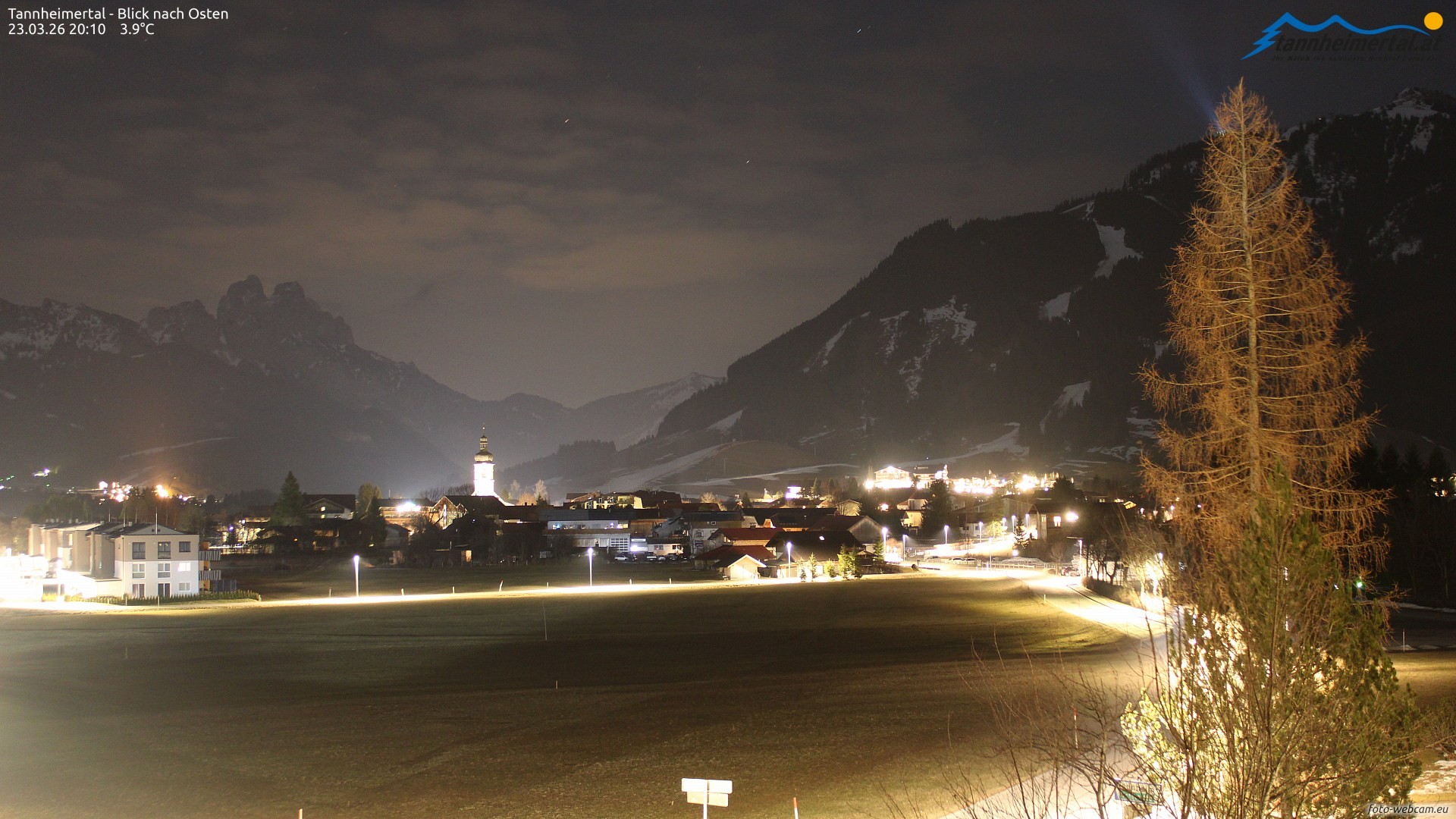 Archiv Foto Webcam Blick ins Tannheimer Tal