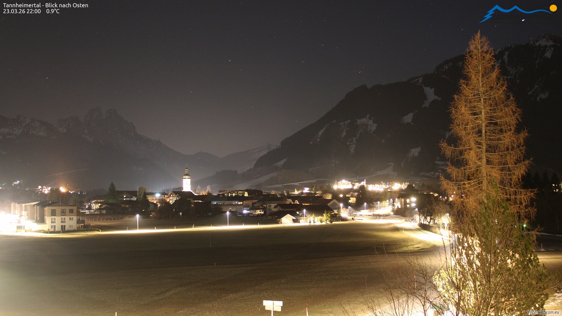 Archiv Foto Webcam Blick ins Tannheimer Tal