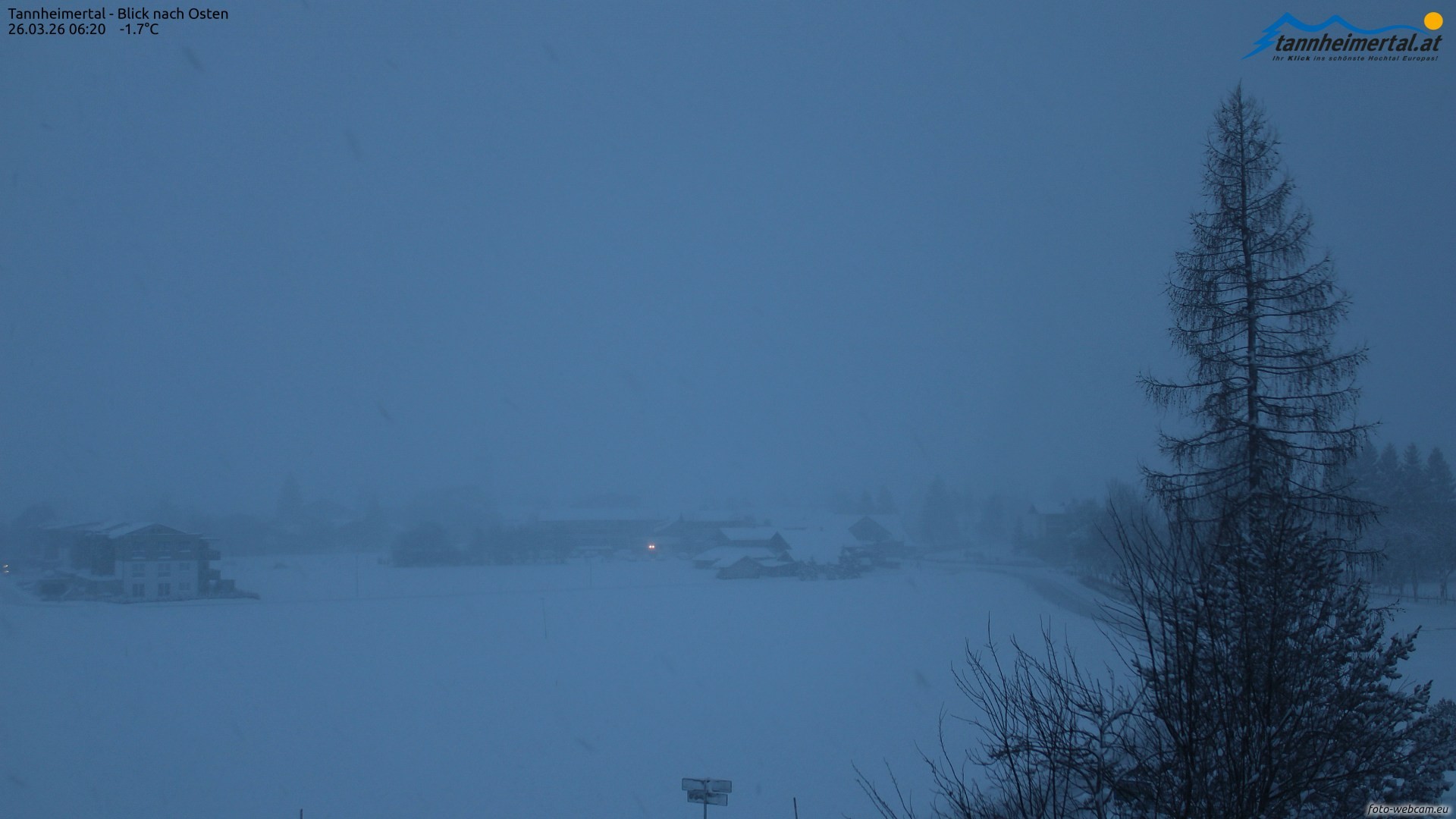 Archiv Foto Webcam Blick ins Tannheimer Tal