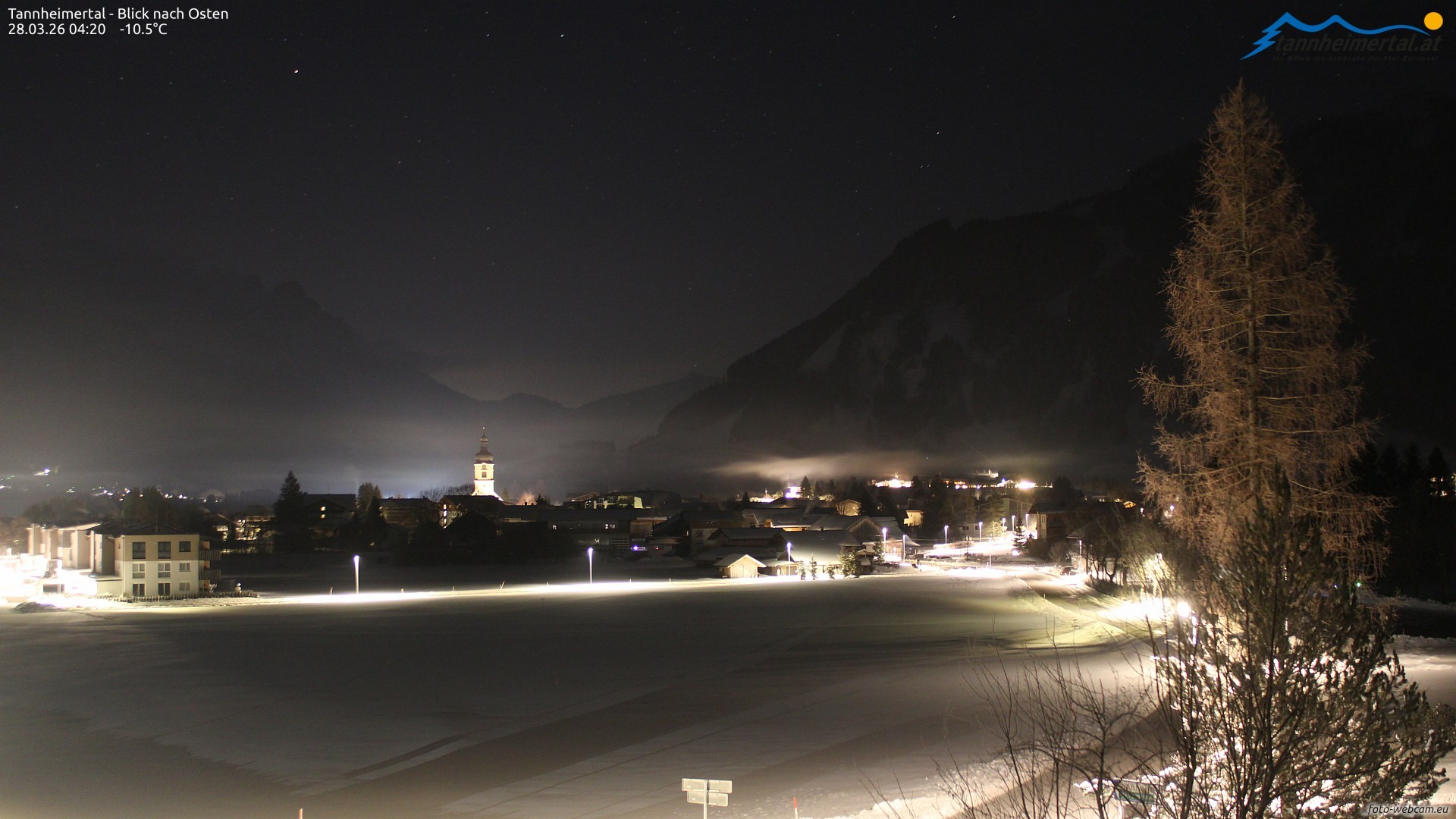 Archiv Foto Webcam Blick ins Tannheimer Tal