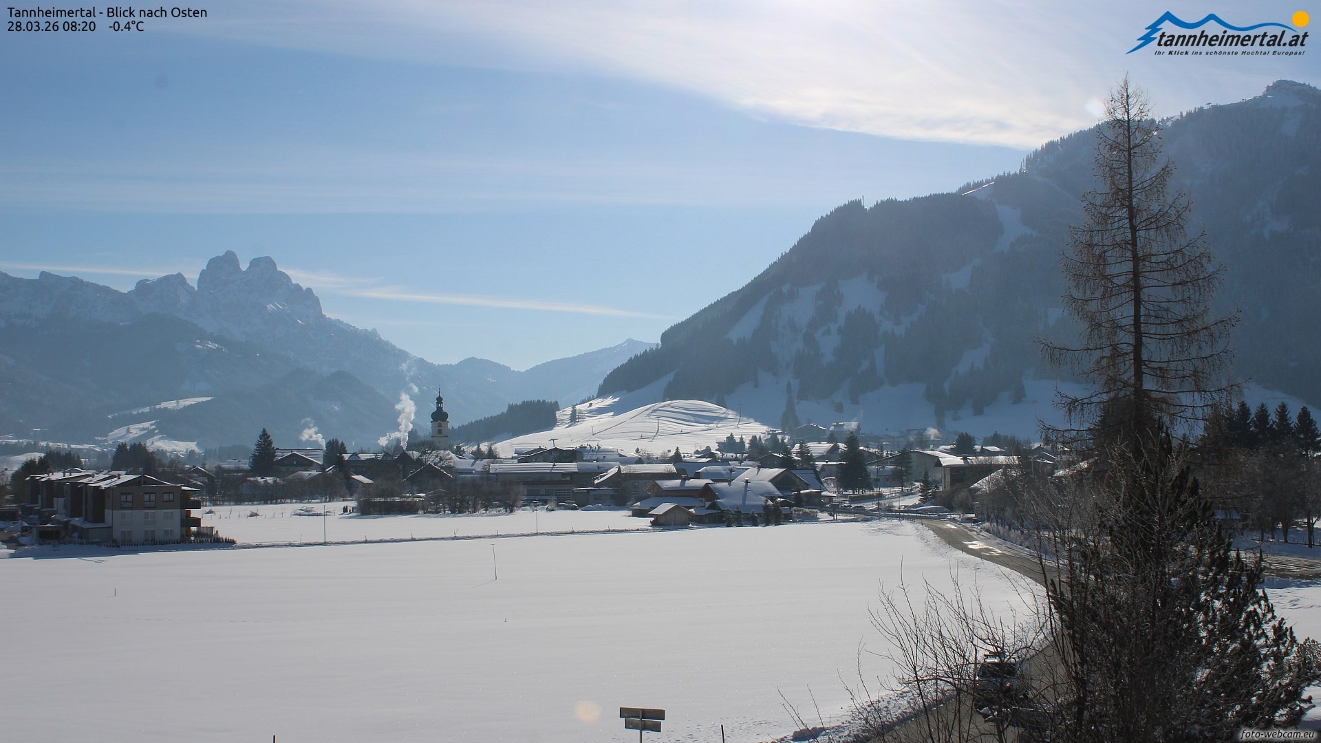 Archiv Foto Webcam Blick ins Tannheimer Tal