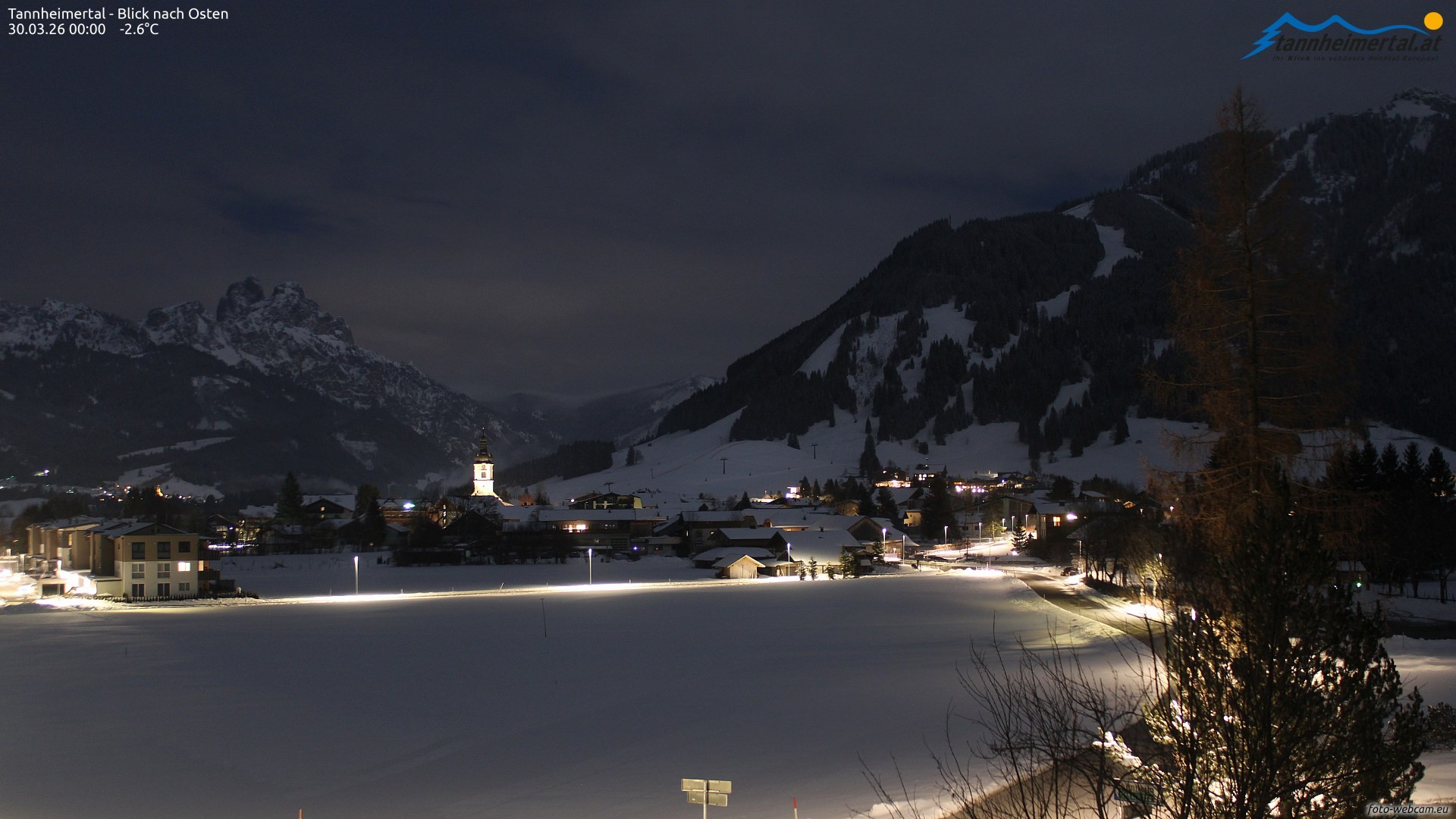 Archiv Foto Webcam Blick ins Tannheimer Tal