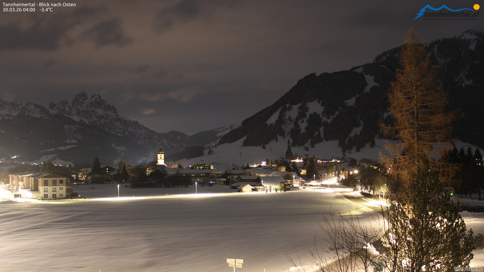 Archiv Foto Webcam Blick ins Tannheimer Tal