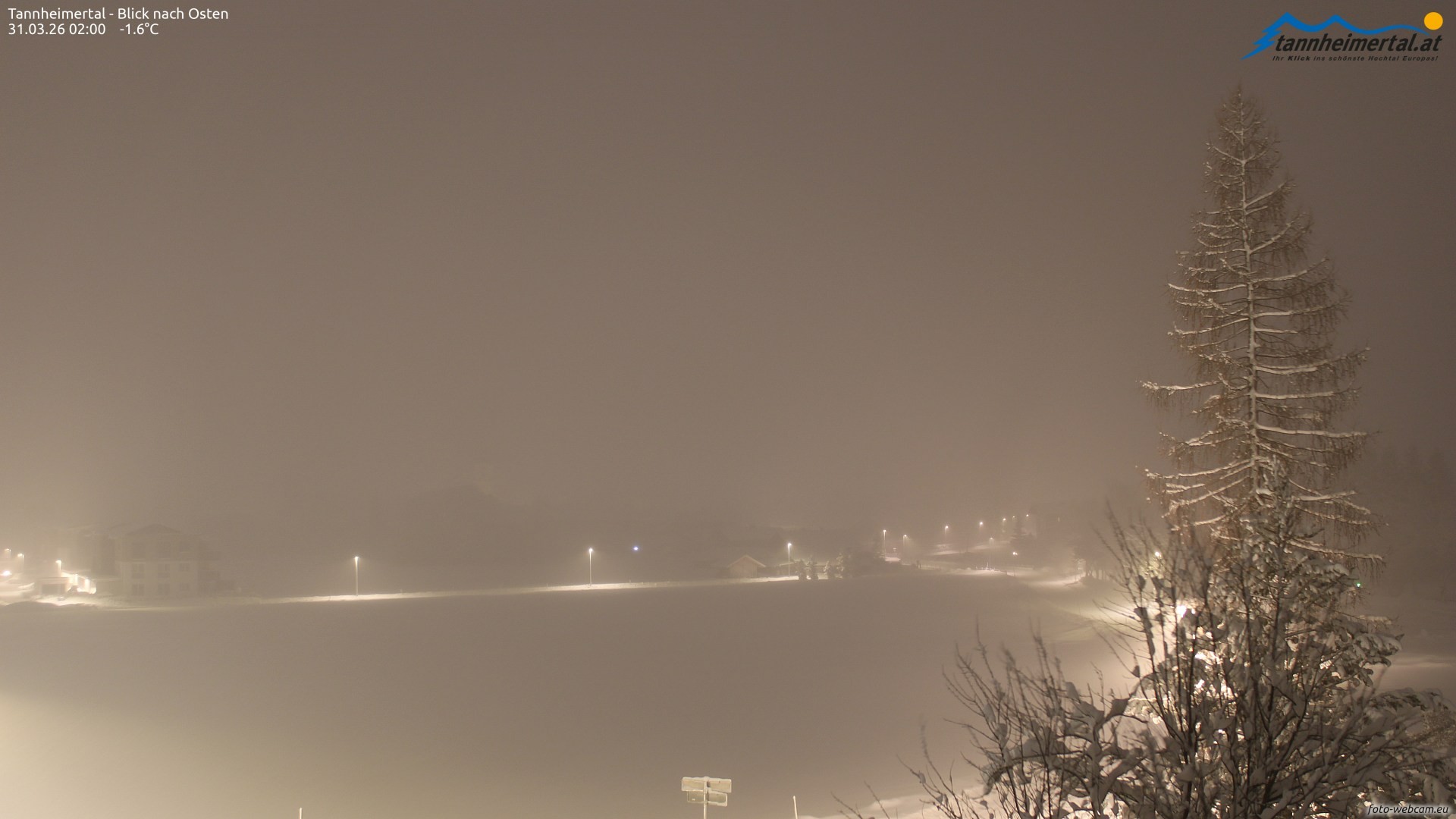 Archiv Foto Webcam Blick ins Tannheimer Tal