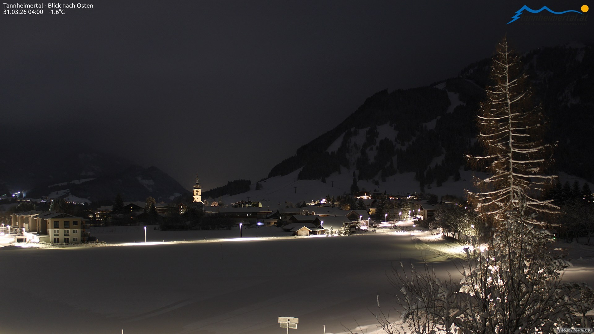 Archiv Foto Webcam Blick ins Tannheimer Tal