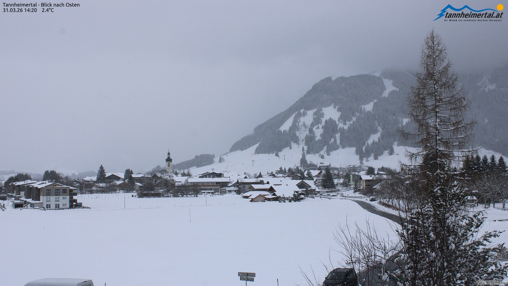 Archiv Foto Webcam Blick ins Tannheimer Tal