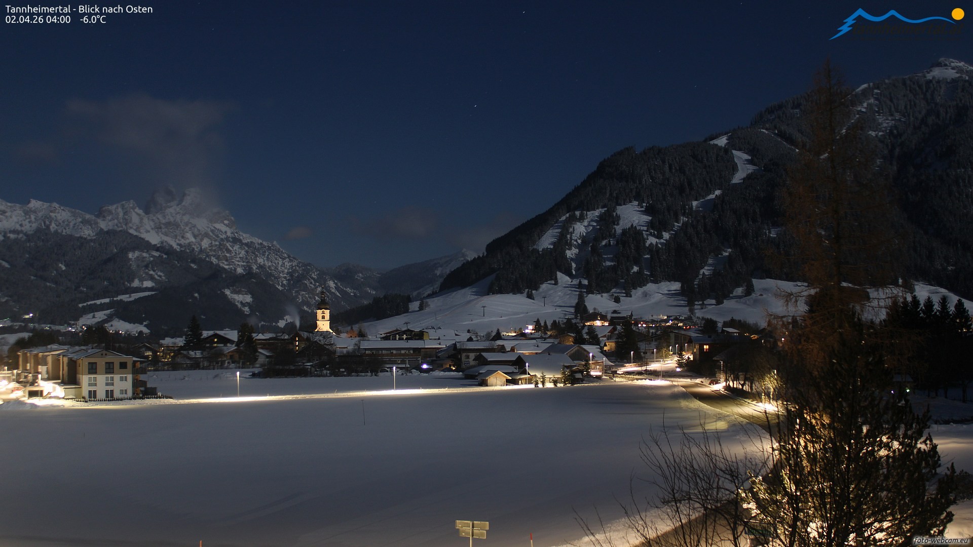 Archiv Foto Webcam Blick ins Tannheimer Tal